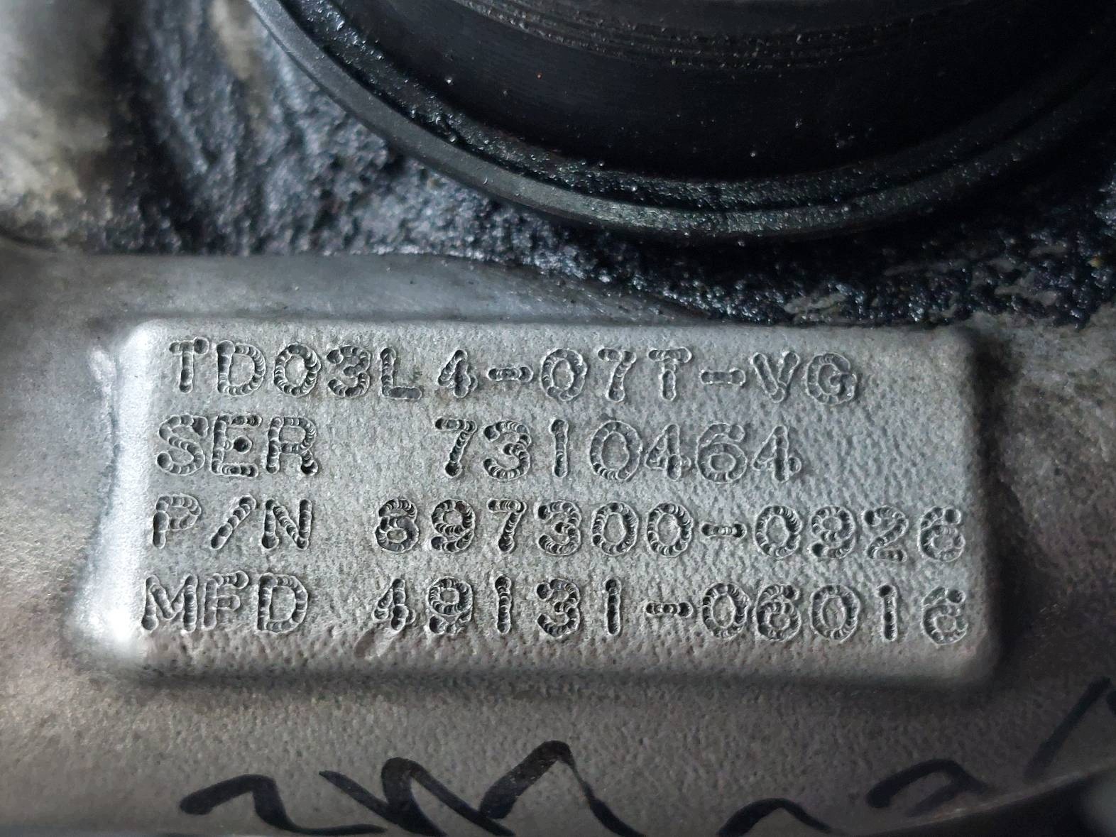 Turbo OEM 897300-0926 Opel Astra H 1.7 CDTI:lle image 8