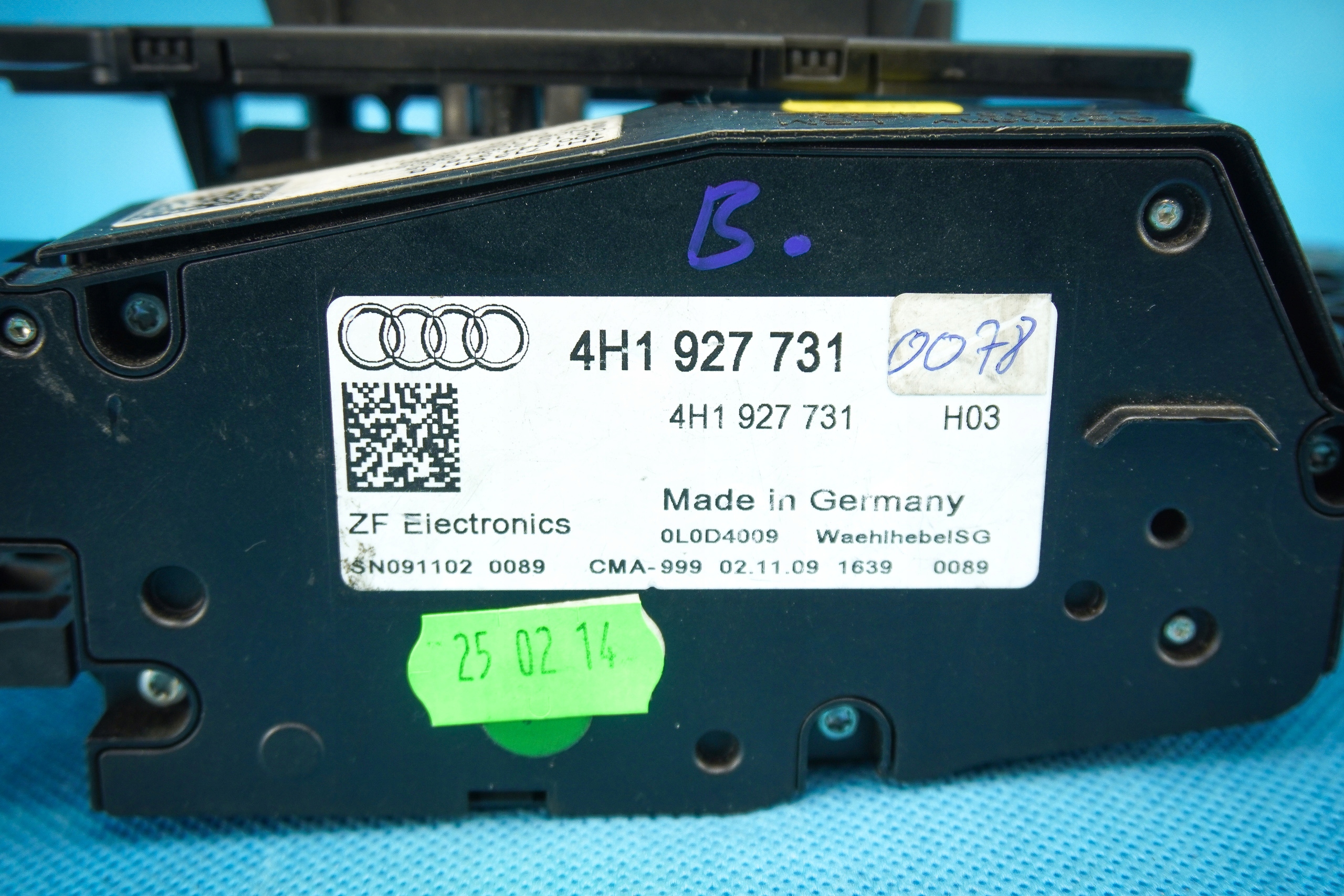 Levier de vitesses Audi A8 S8 D4 OEM 4H1927731A - Occasion image 6