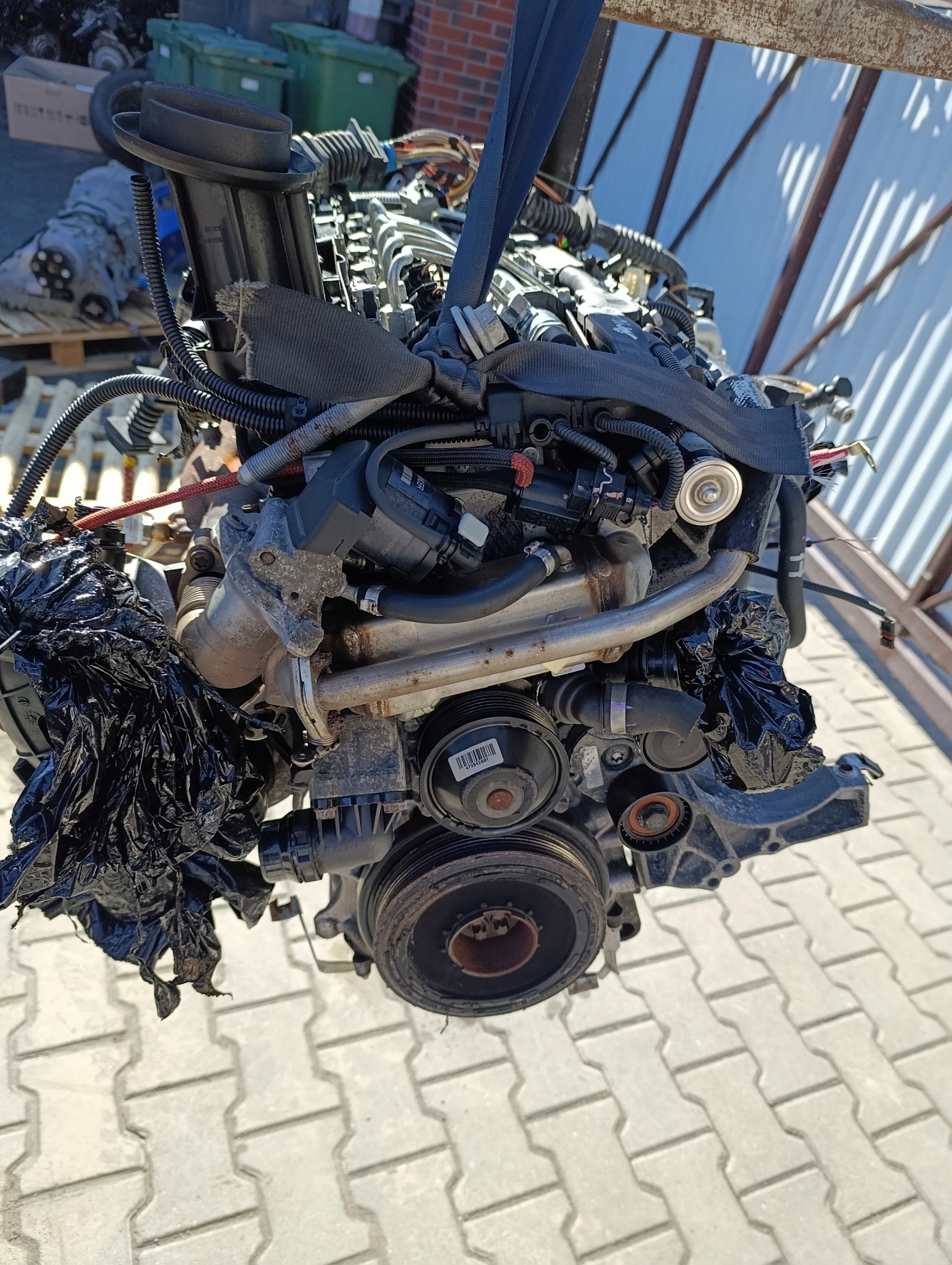 BMW X5 E70 3.0 D Moottori kompletti N57D30A takuu image 5