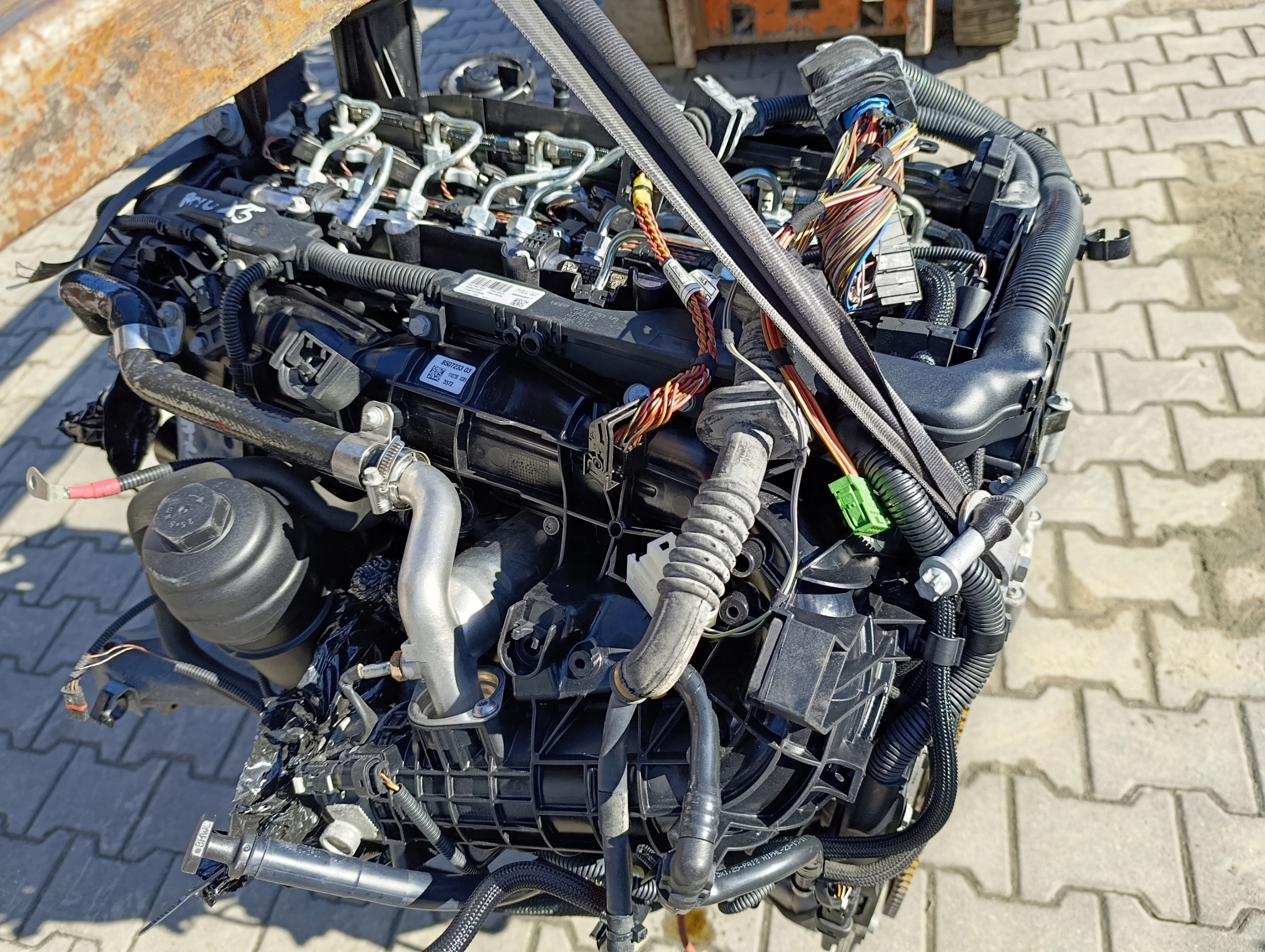 BMW X5 E70 3.0 D Moottori kompletti N57D30A takuu image 6