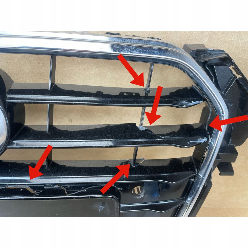 OEM 8K0853651E framstötfångargrill för Audi A4 B8 image 6