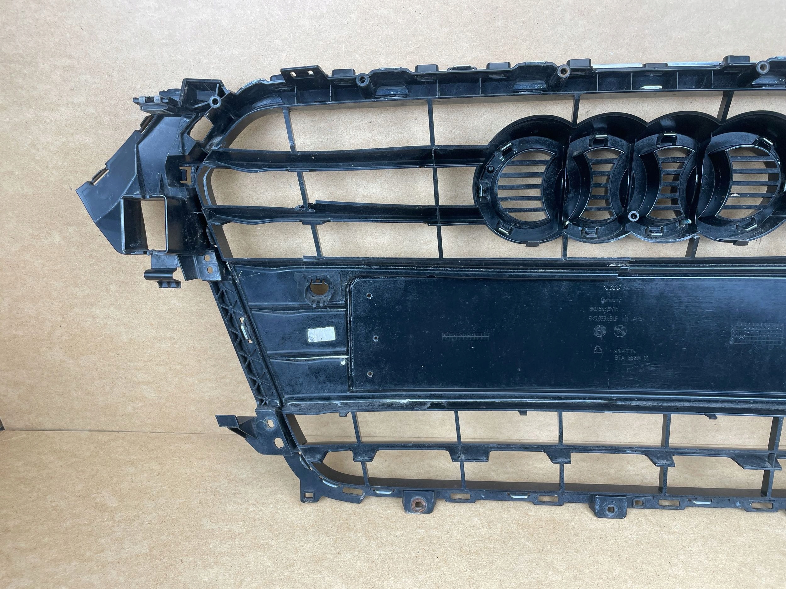OEM 8K0853651E framstötfångargrill för Audi A4 B8 image 9