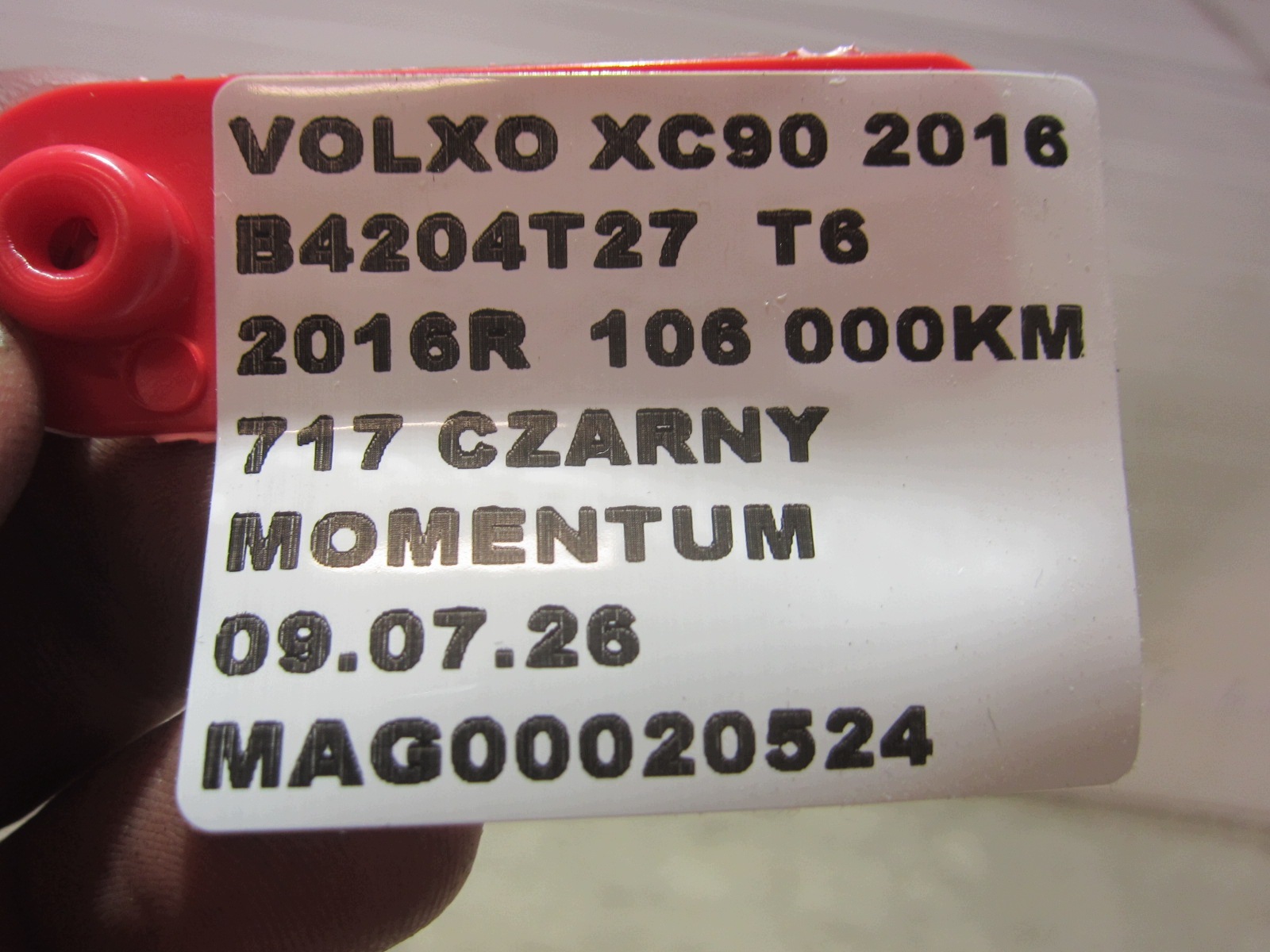 Isolation de capot Volvo XC90 OEM 31442270 image 8