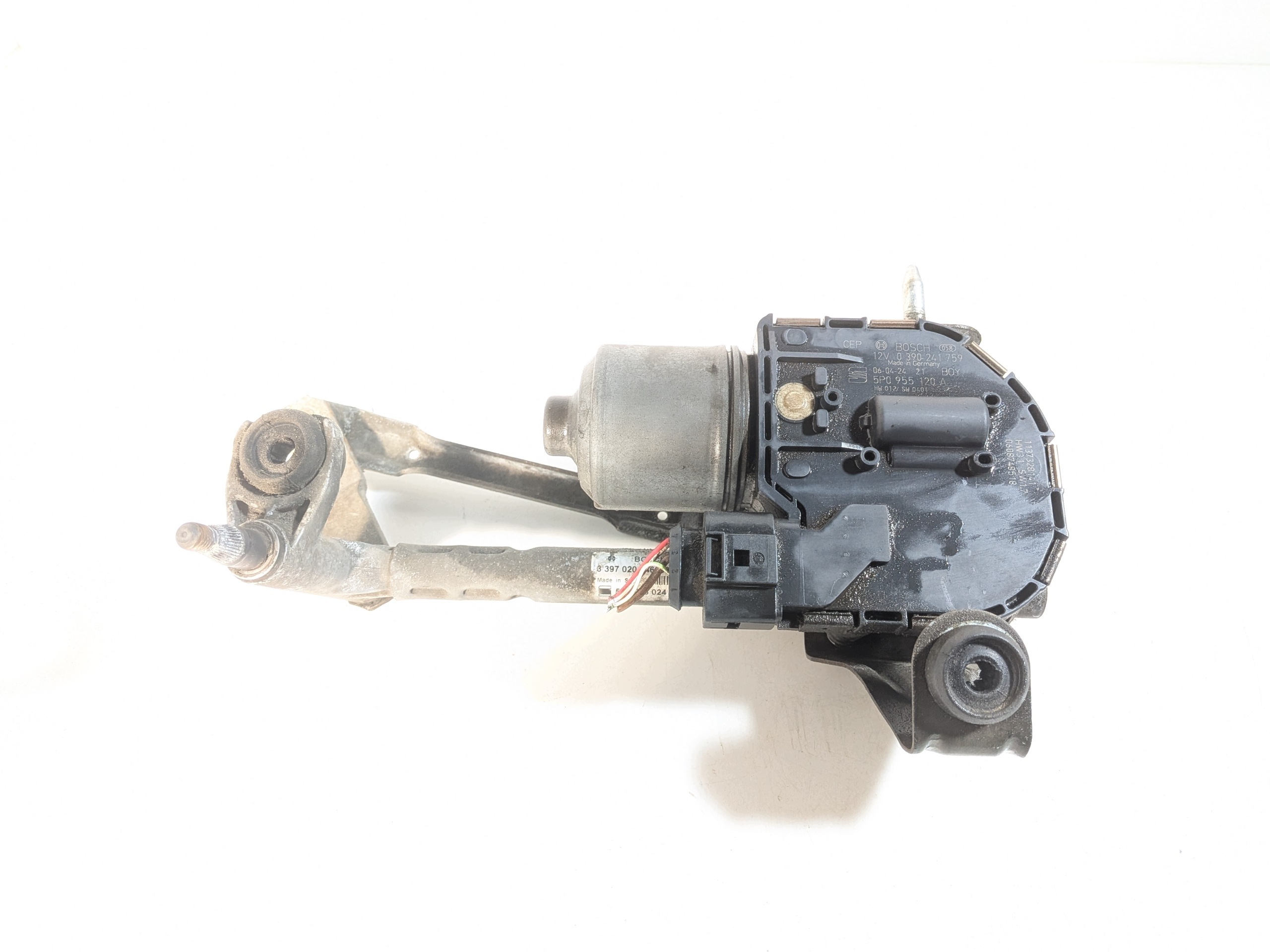 SEAT ALTEA 08R rechter Scheibenwischermotor OEM 5P0955120A image 2