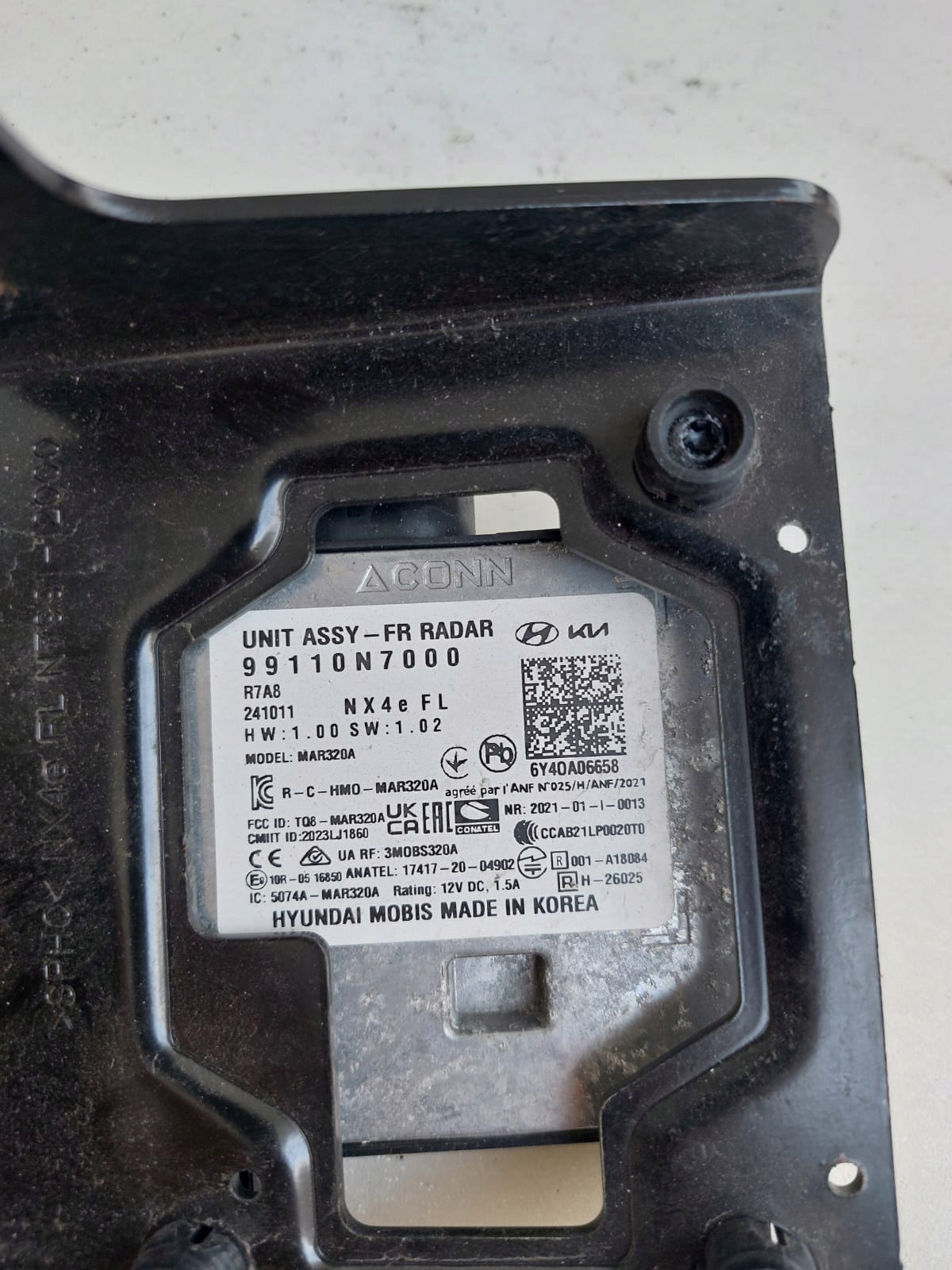 Sensor radar Hyundai Tucson IV NX4 OEM 99110N7000 image 2
