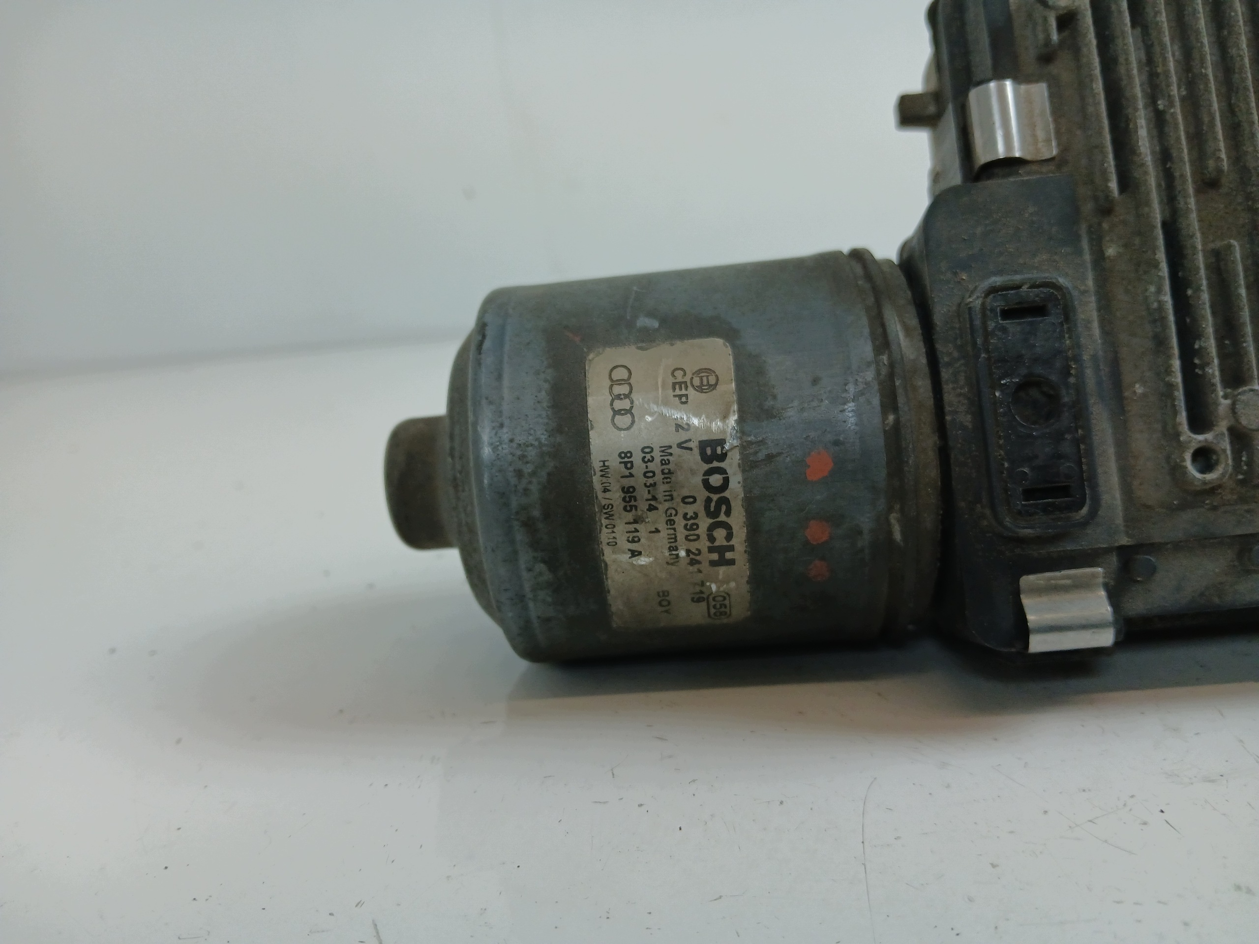 Audi A3 8P framrutetorkarmekanism OEM 8P1955119A image 3