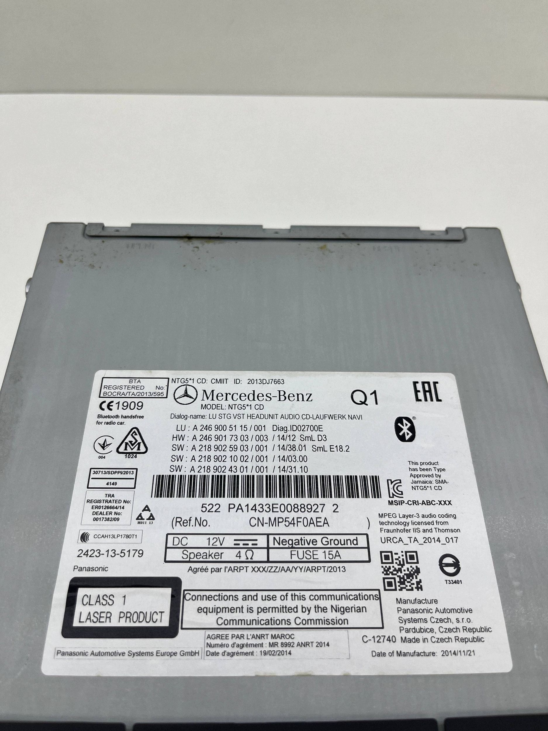 Radio d'origine Mercedes OEM A2469005115 image 4