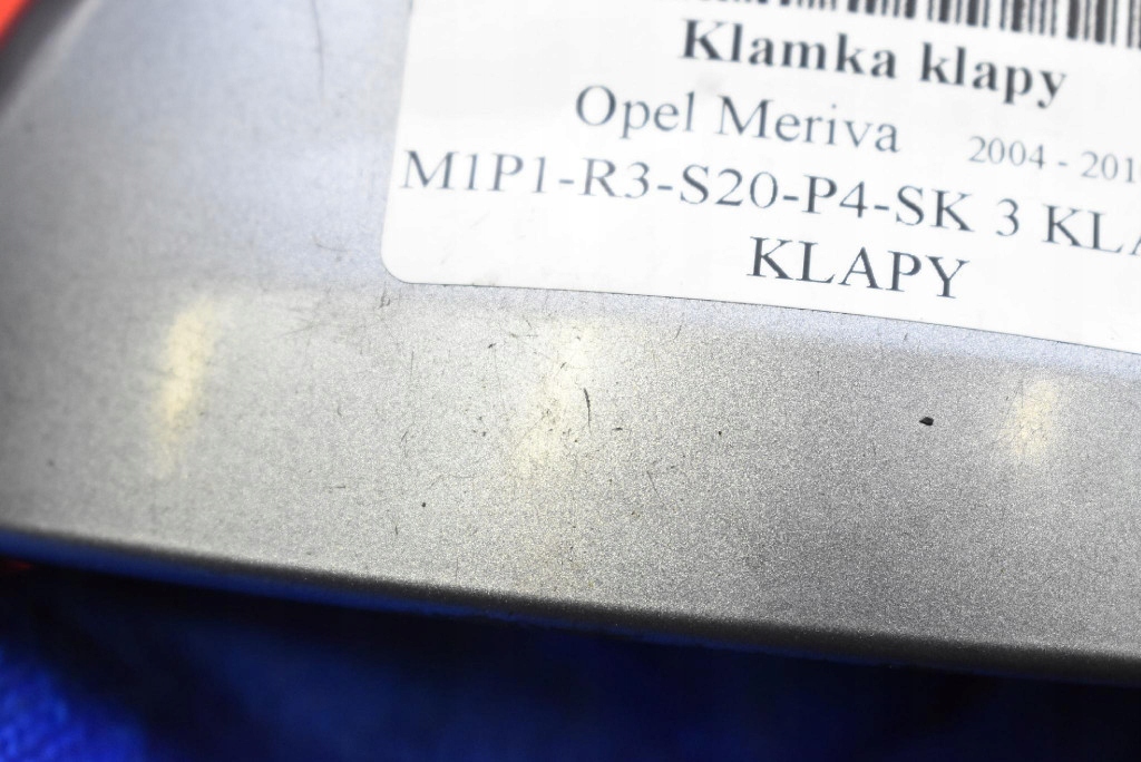 Heckklappenknopf OEM 13194712 Silber Opel Meriva A 04-10 image 8