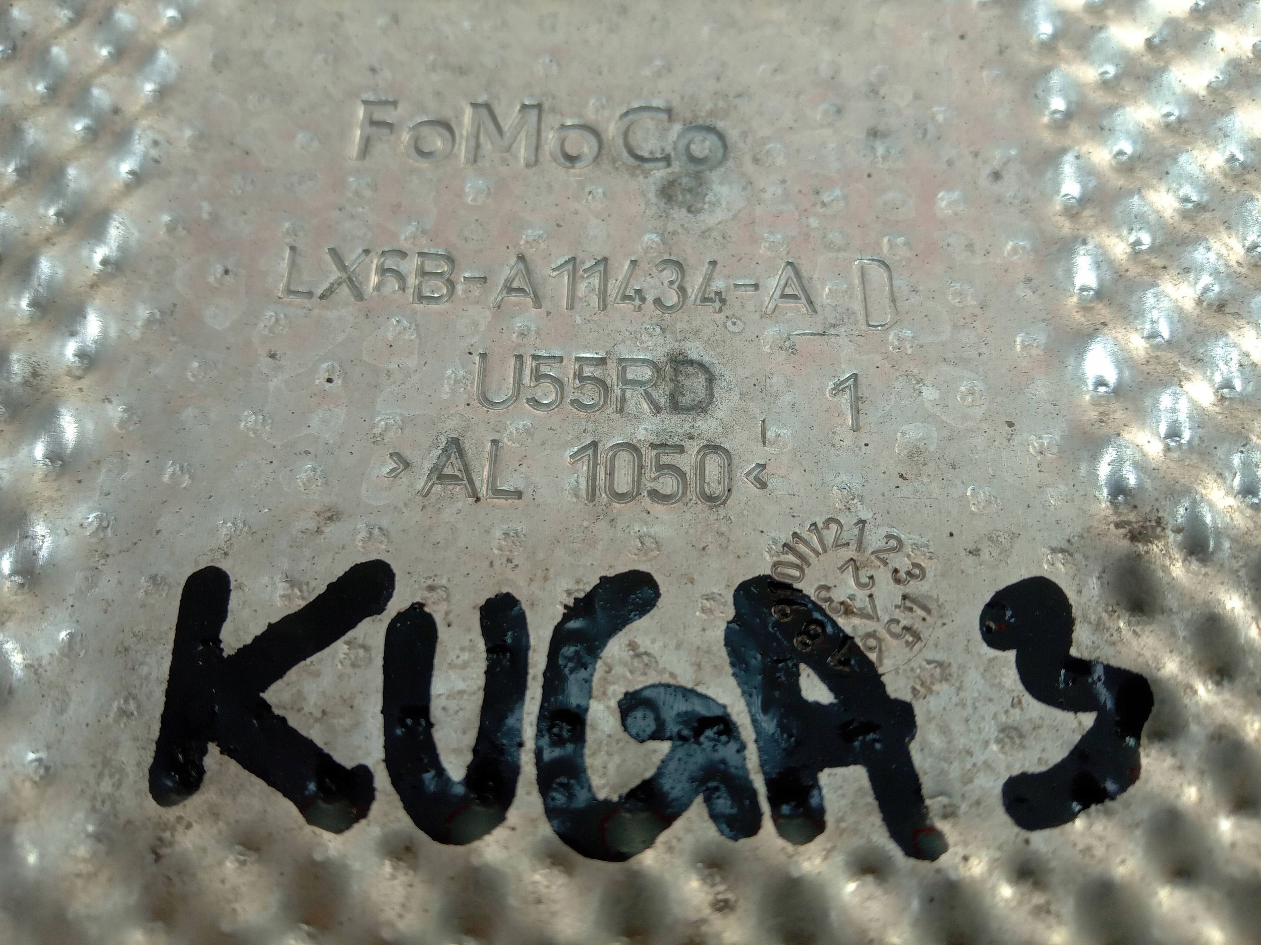 Ford Kuga III MK3 Protection Thermique Soubassement Arrière Sous Silencieux OE LX6BA11434A image 3