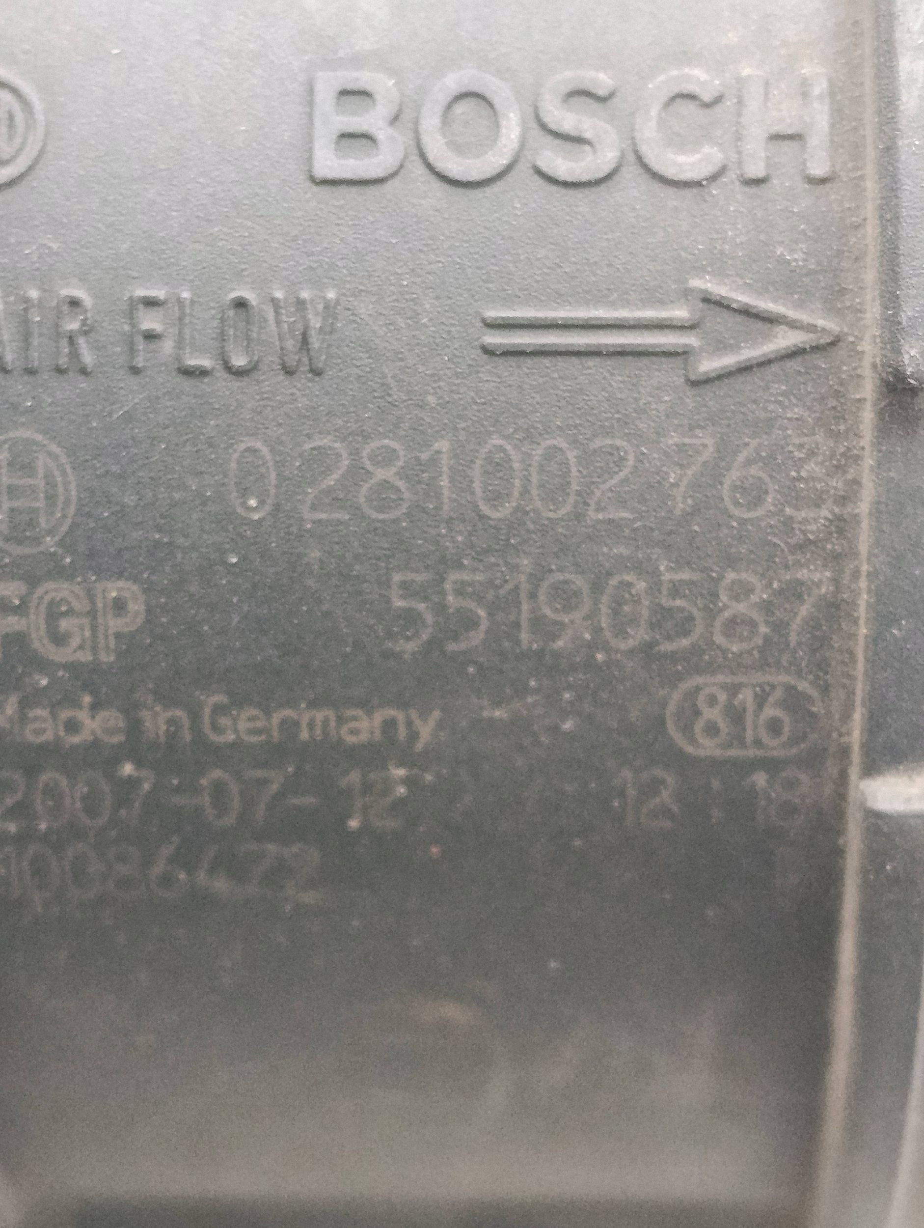 Luftflödesmätare OEM 55190587 för Alfa Romeo image 5