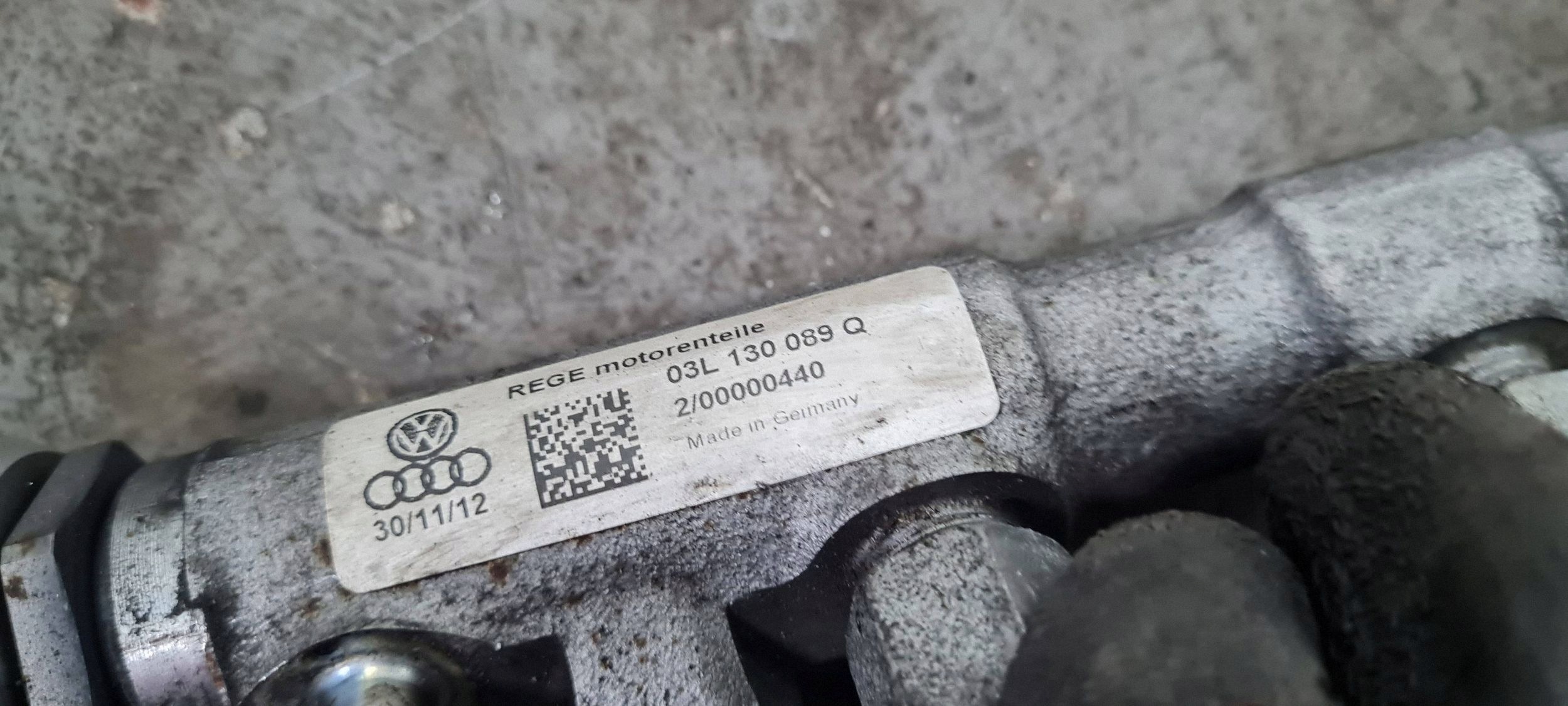 Ruiskutusraide OEM 03L130089Q Audi A4 1.97L Diesel image 6