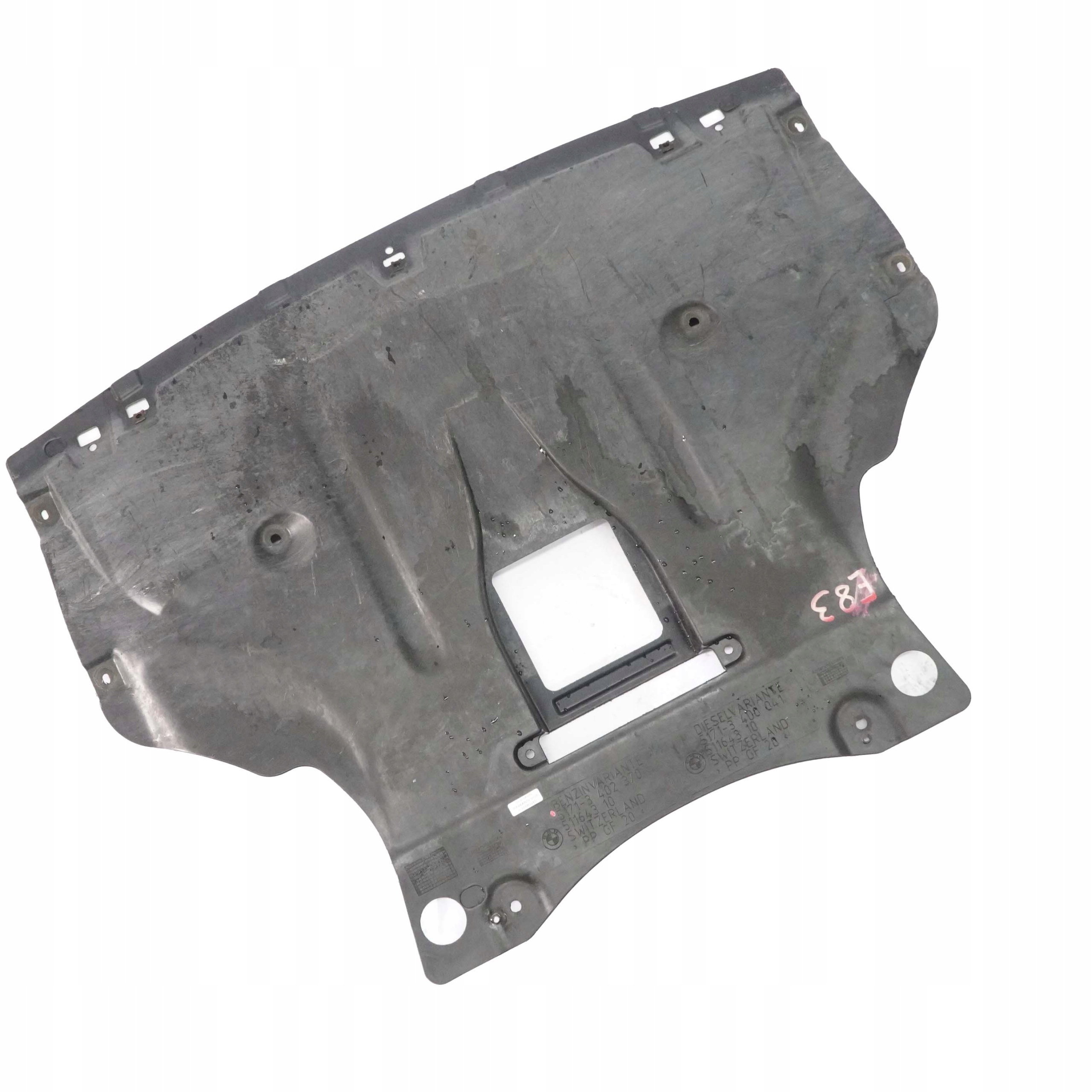 BMW X3 Engine Undershield OEM 3402370 Front 2006-2008 image 3