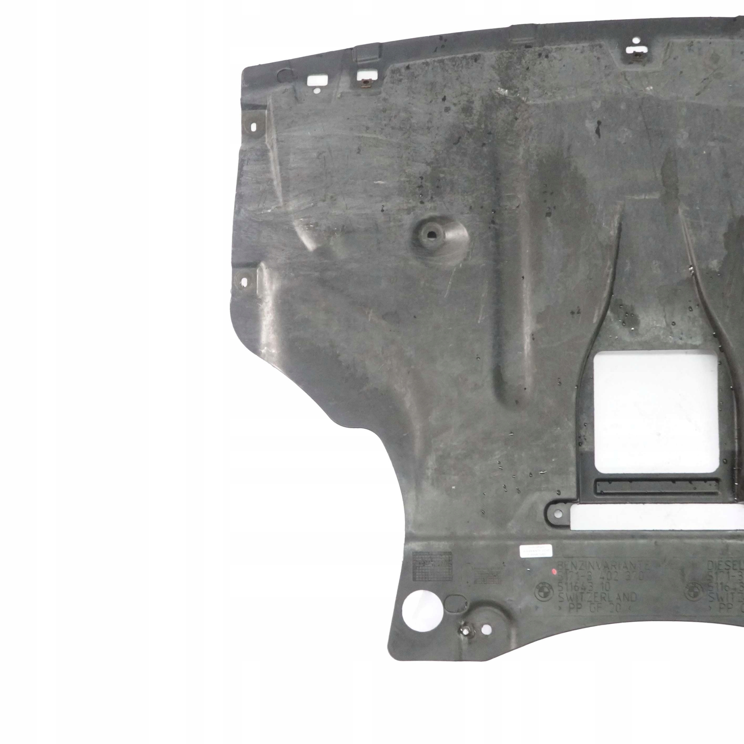 BMW X3 Engine Undershield OEM 3402370 Front 2006-2008 image 5