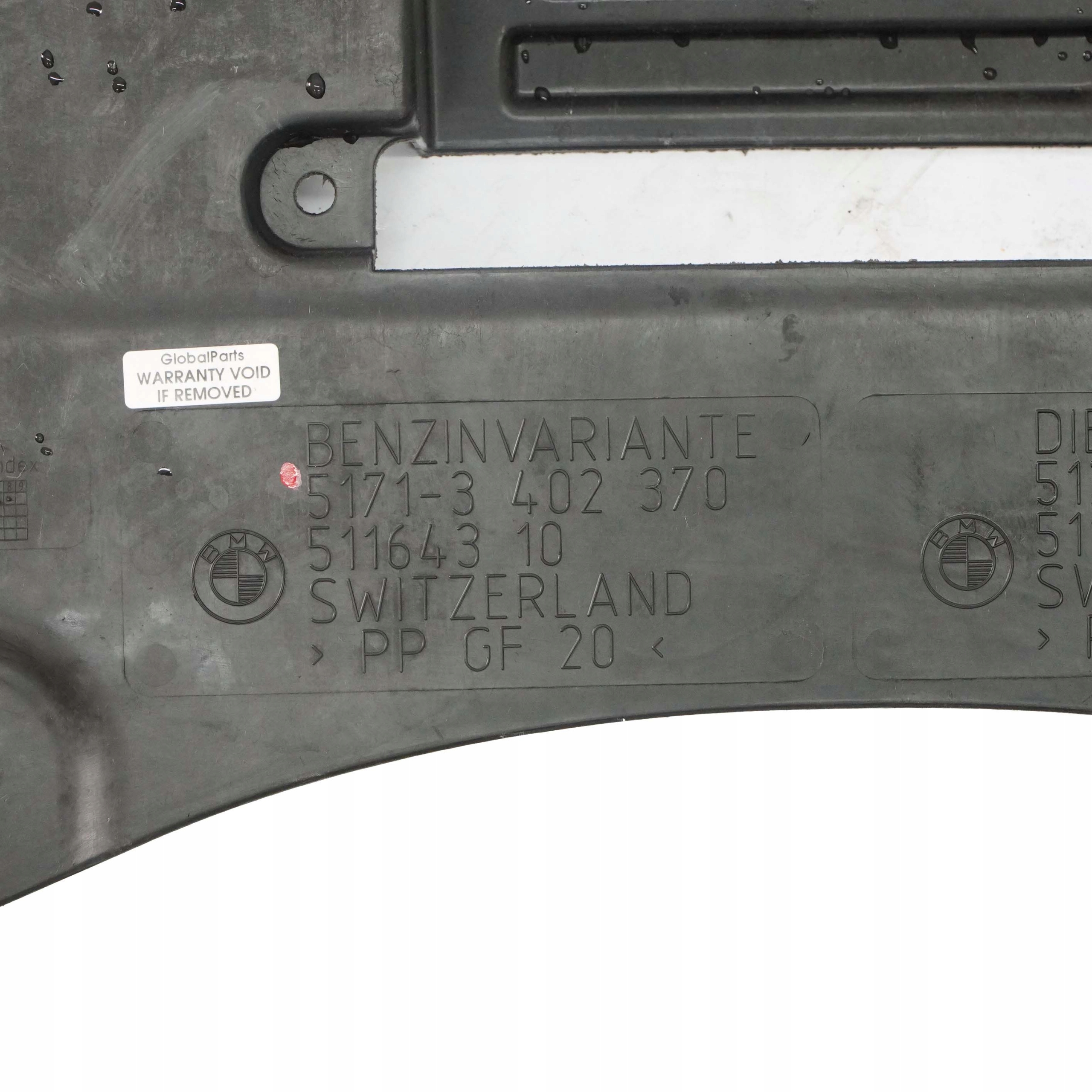 BMW X3 Engine Undershield OEM 3402370 Front 2006-2008 image 6