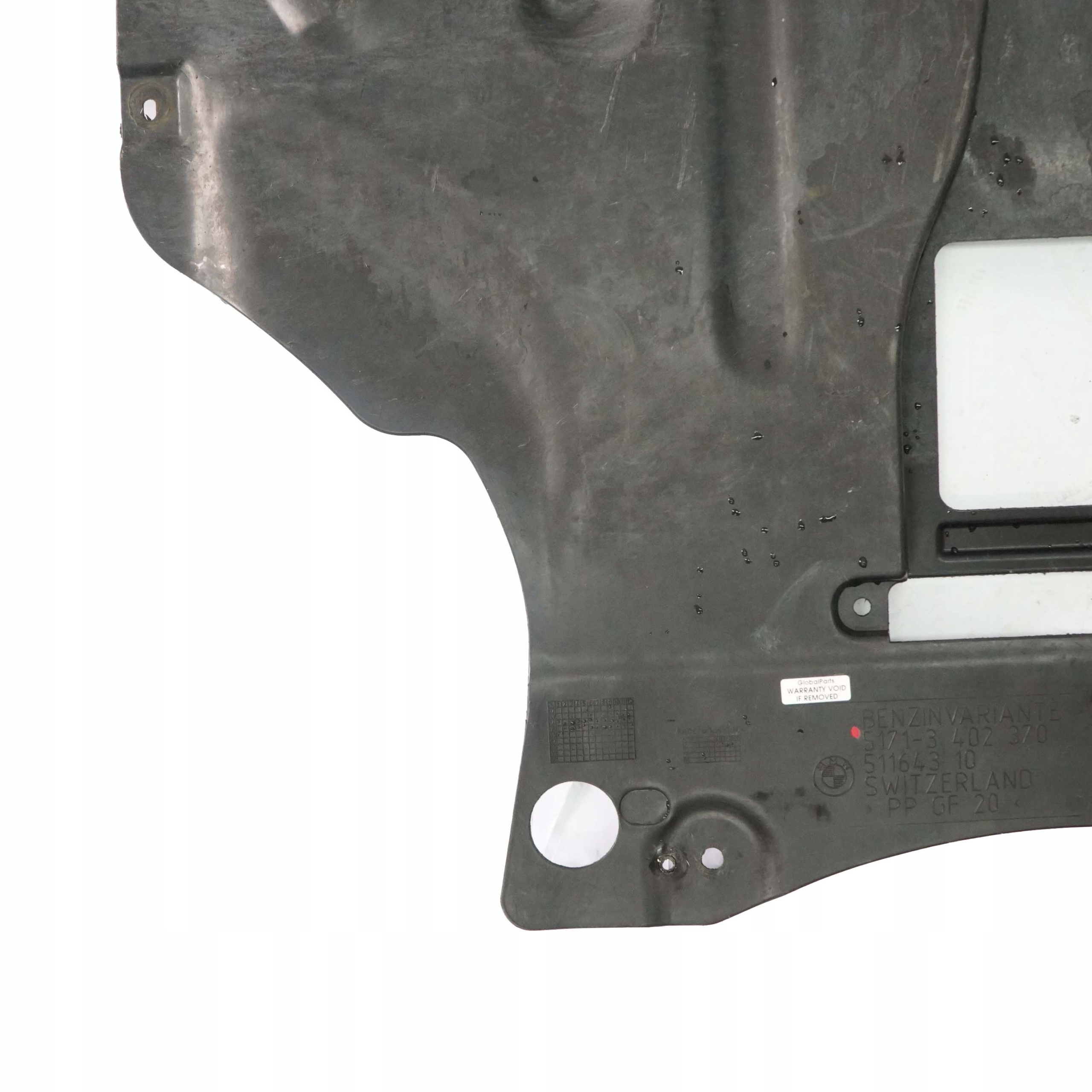 BMW X3 Engine Undershield OEM 3402370 Front 2006-2008 image 9