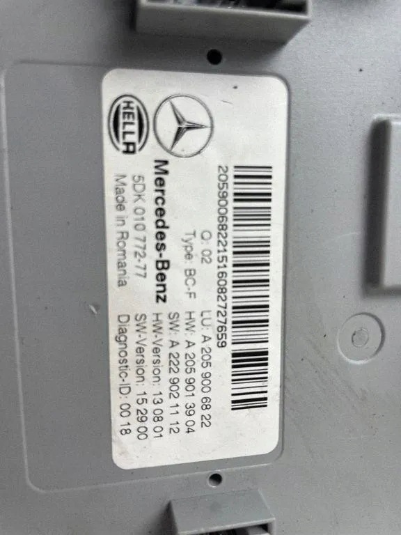 Módulo Confort Mercedes-Benz OEM A2059006822 image 3