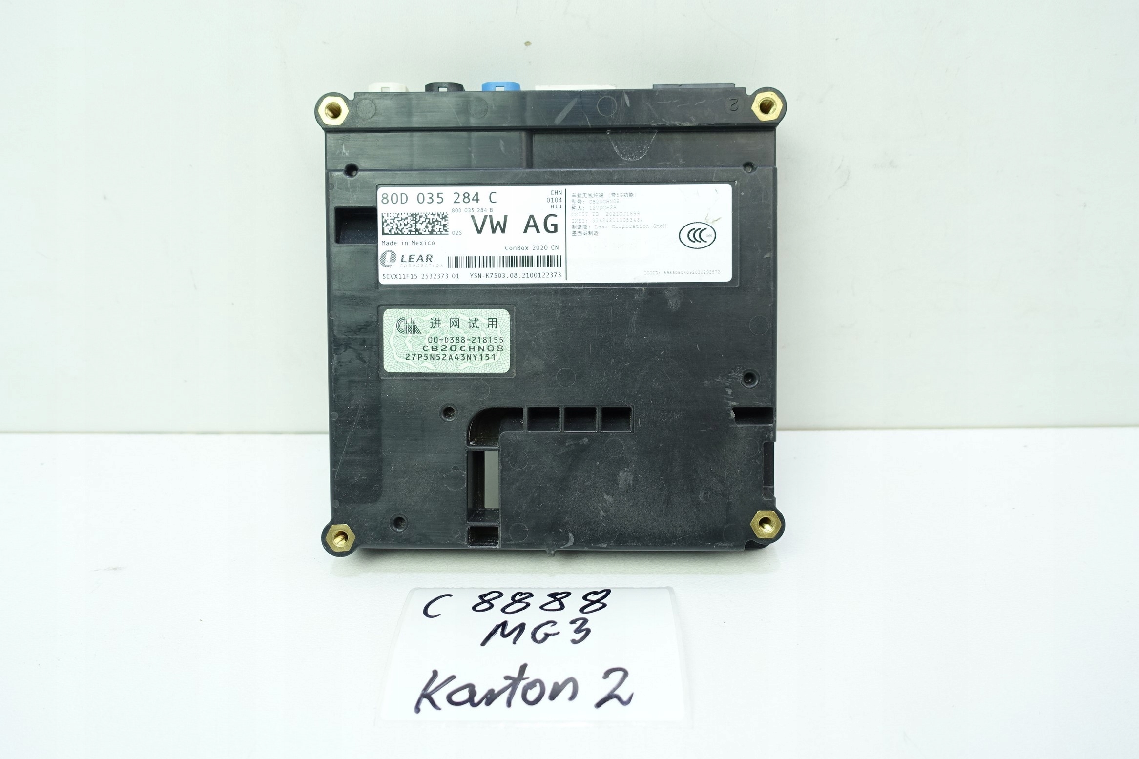 SOS-hätäpuhelumoduuli OEM 80D035284C image 2