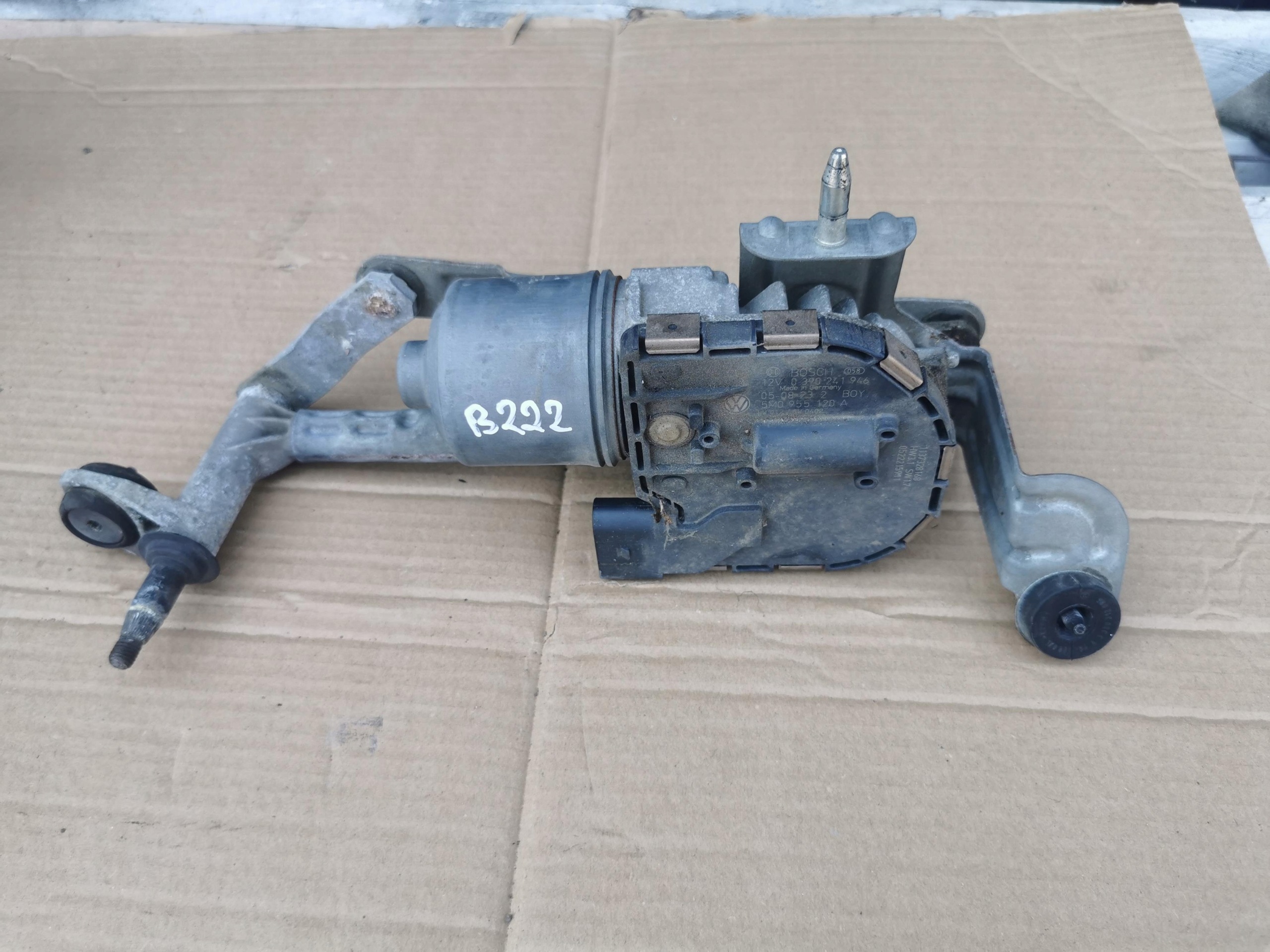 OEM 5M0955120A 5M0955024D Etu-oikea pyyhkimen mekanismi image 2
