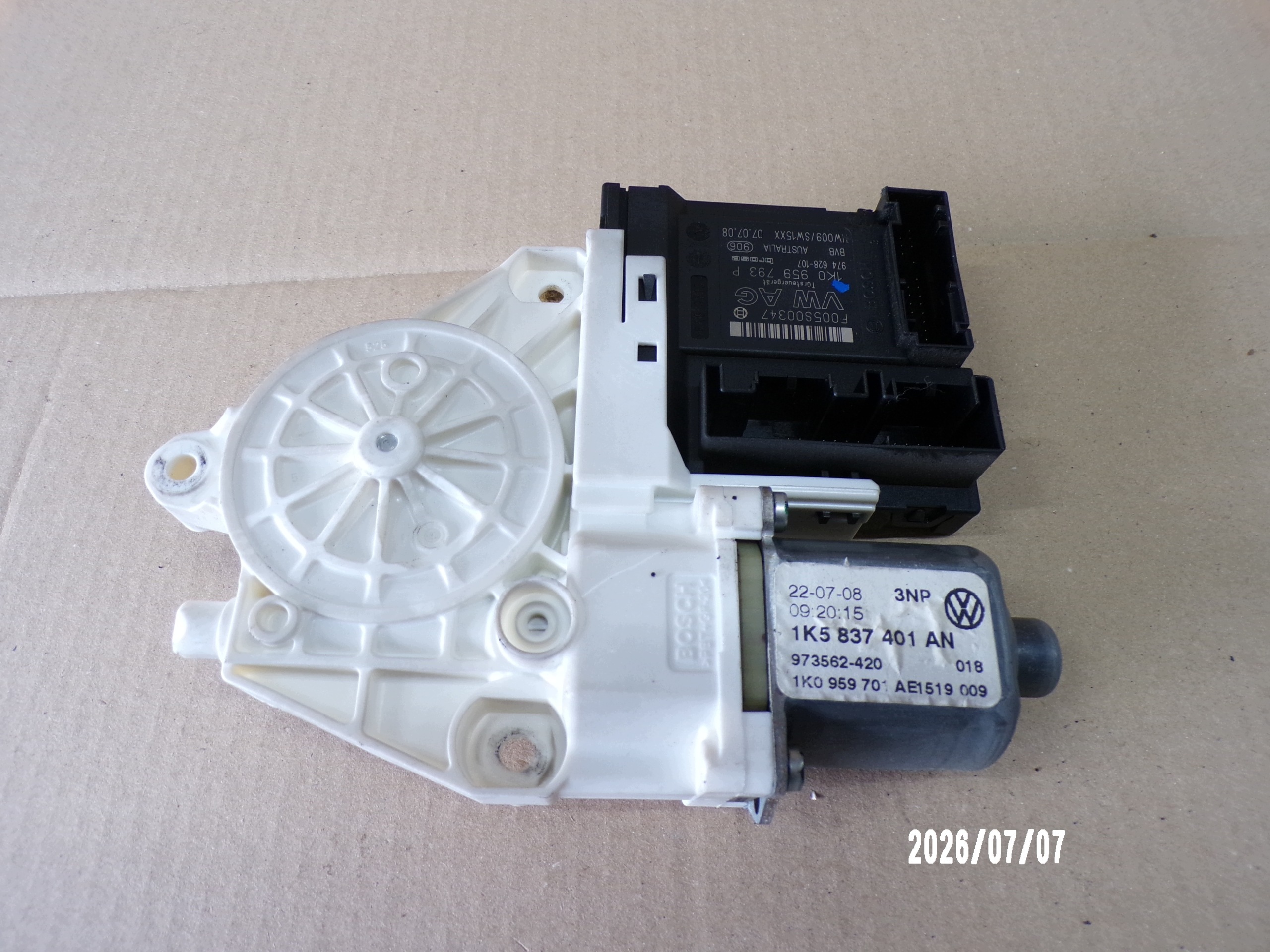 SEAT Toledo III vänster framfönsterregulator OEM 1K0959793P image 6