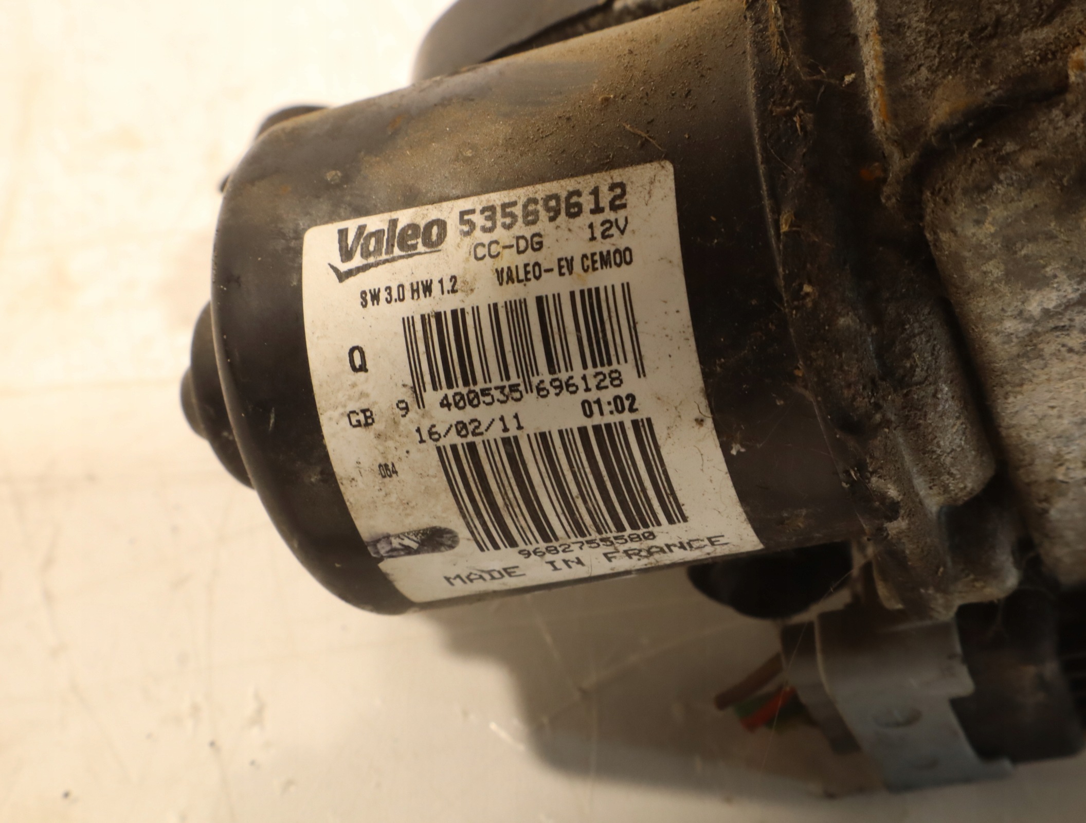 Motor do limpa-vidros esquerdo CITROEN C5 III X7 OEM 53569612 image 7