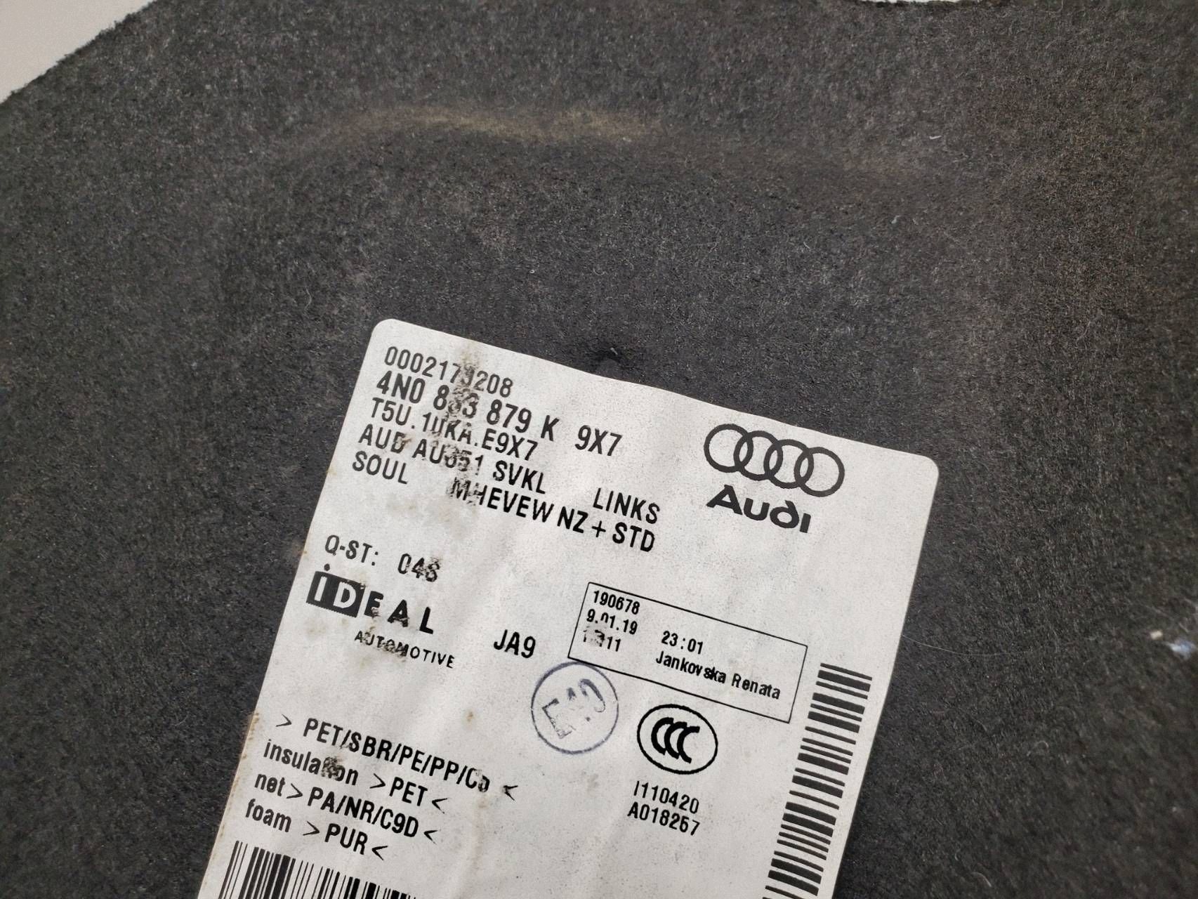Audi A8 D5 Vänster Bagageutrymmessidopanel OEM 4N0863879K image 7