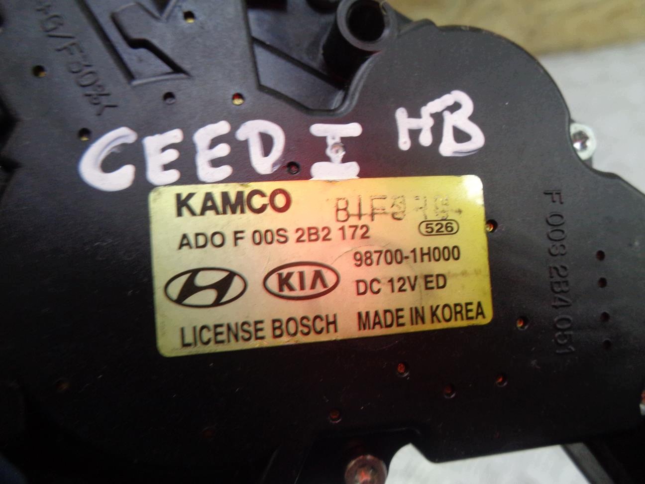 OEM 98700-1H000 achterruitenwissermotor voor Kia Ceed image 4