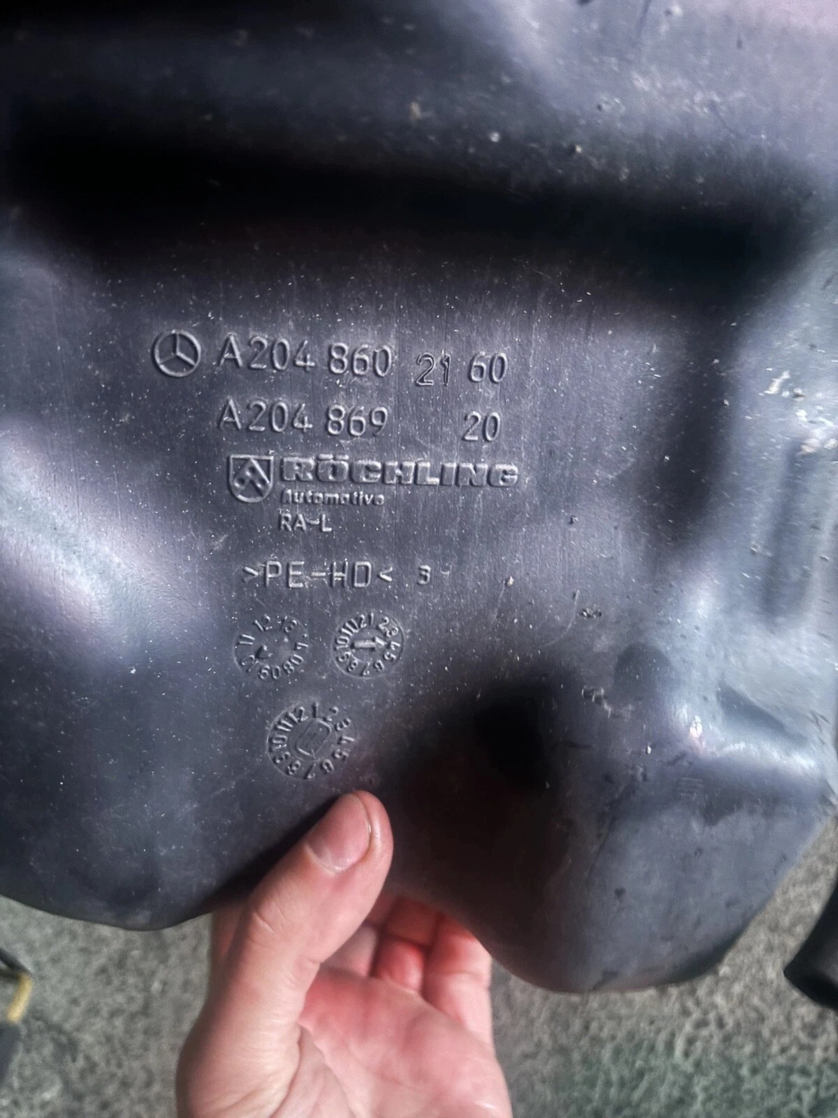 Pesulaitteen säiliö OEM A2048602160 Mercedes W212