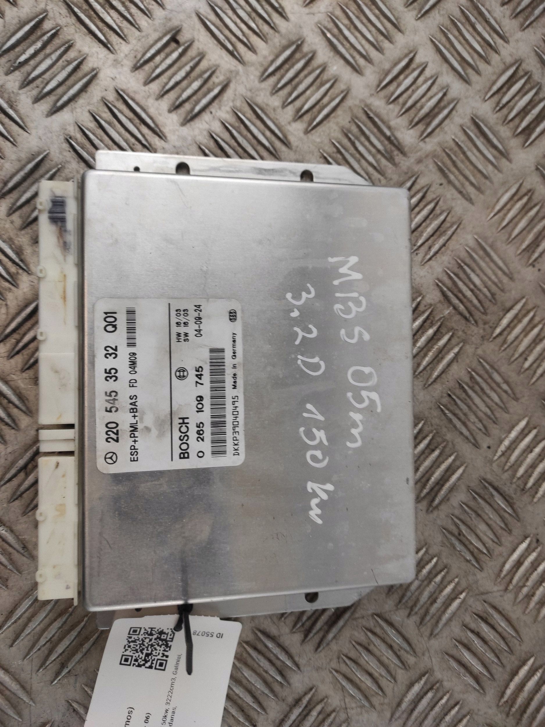 ESP-moduuli OEM 2205453532 Mercedes-Benz S-luokka W220