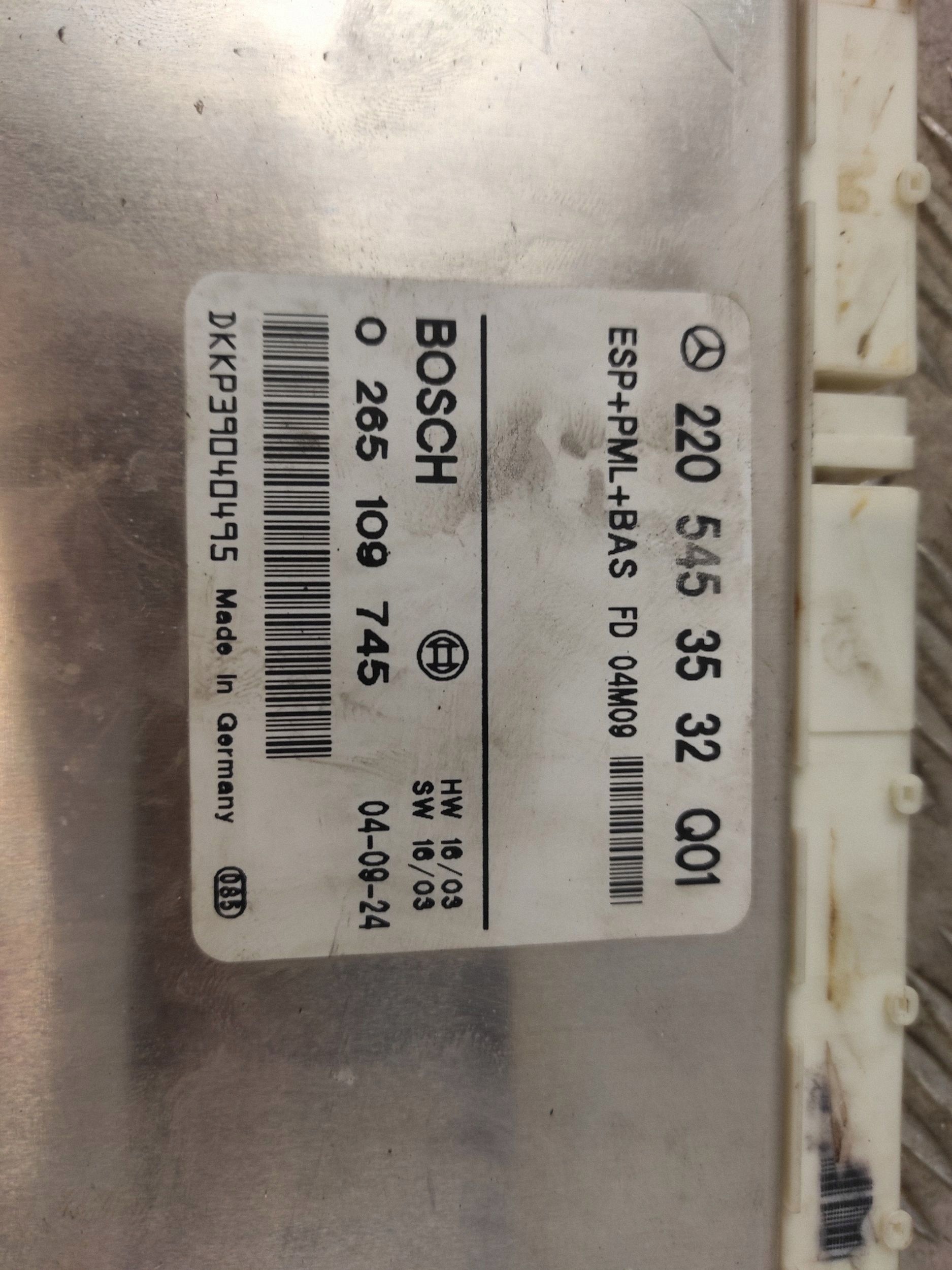 Módulo ESP OEM 2205453532 para Mercedes-Benz Classe S W220 image 4
