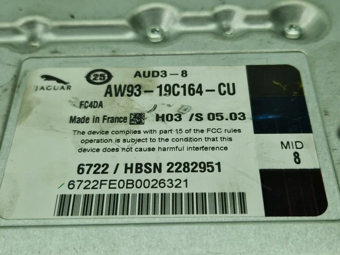 AW93-19C164-CU Radioverstärker für Jaguar XJ X351 image 6
