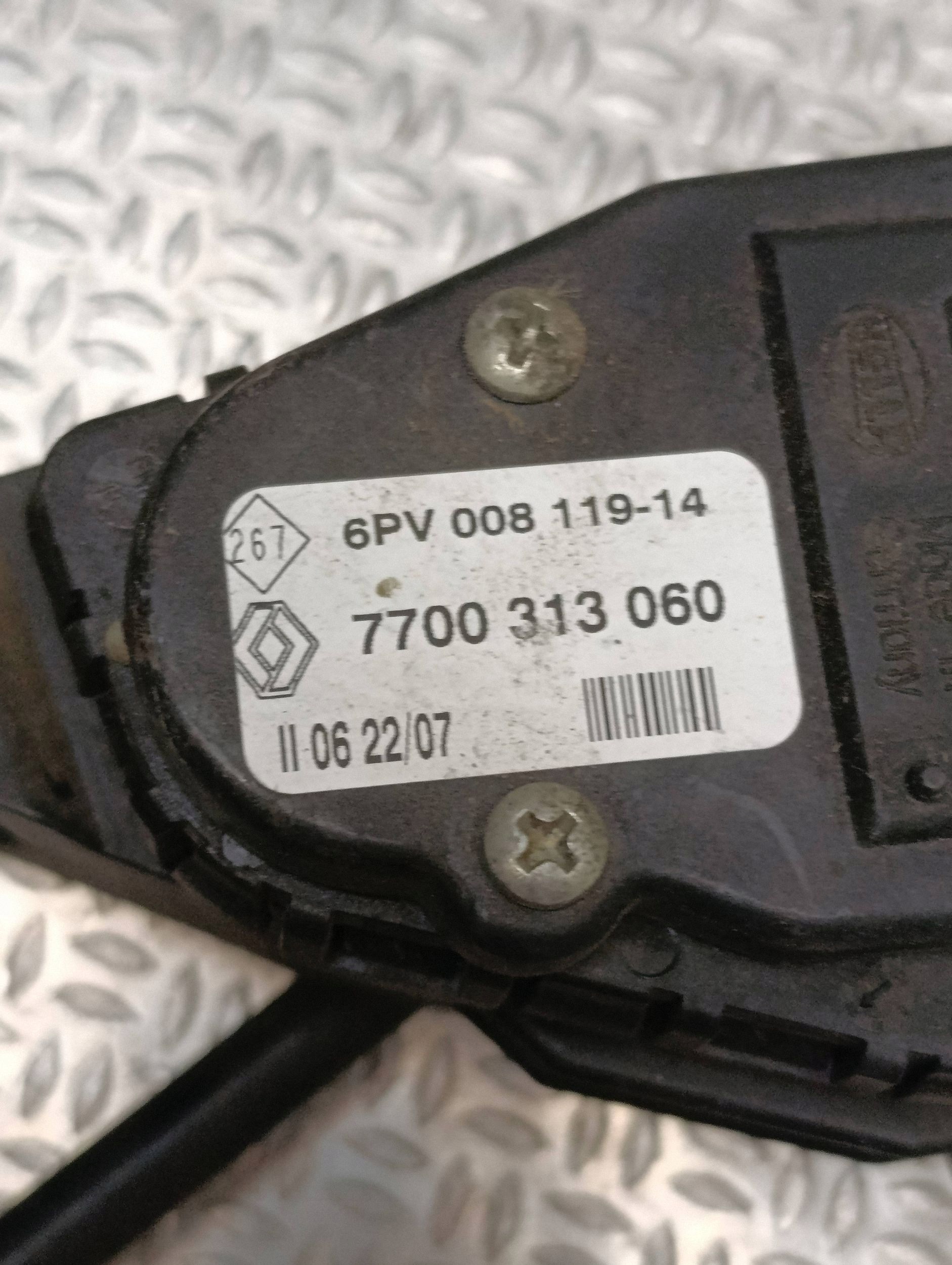 Gaspedaalpotentiometer OEM 7700313060 Gebruikt image 4