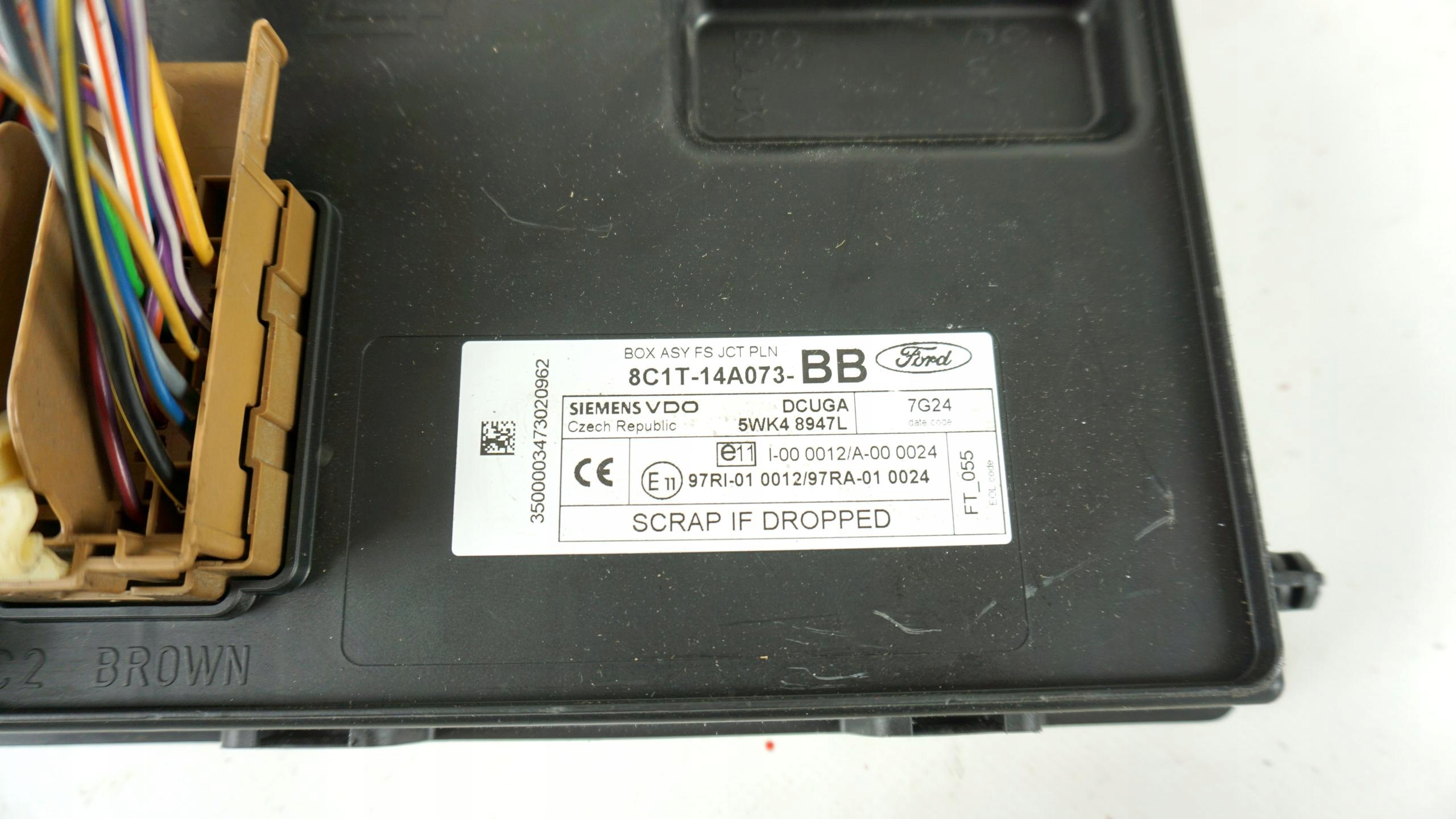 Module Confort BSI OEM 8C1T-14A073-BB pour Ford Transit image 4