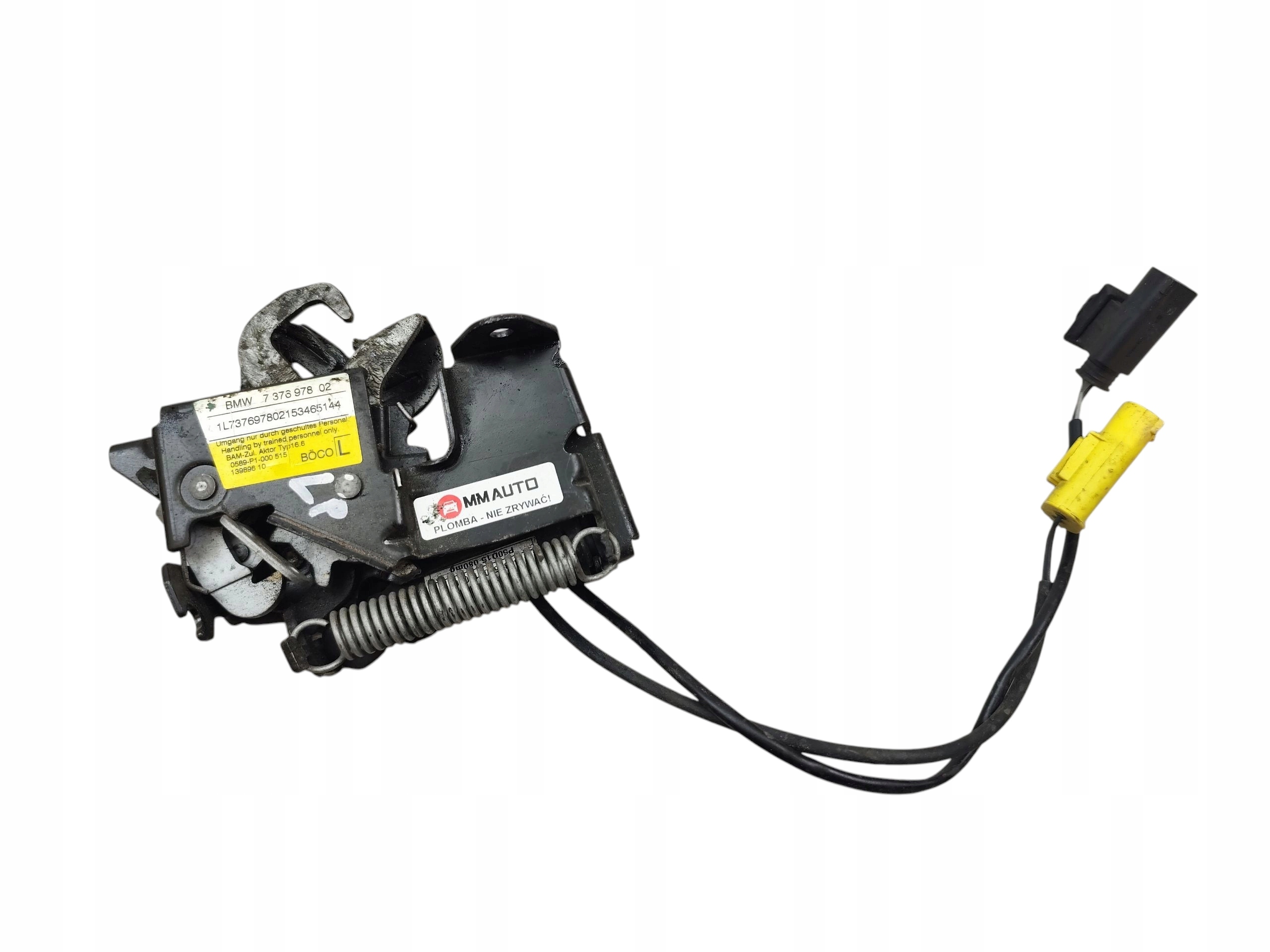Fecho de capô esquerdo ativo OEM 7376978 BMW image 4
