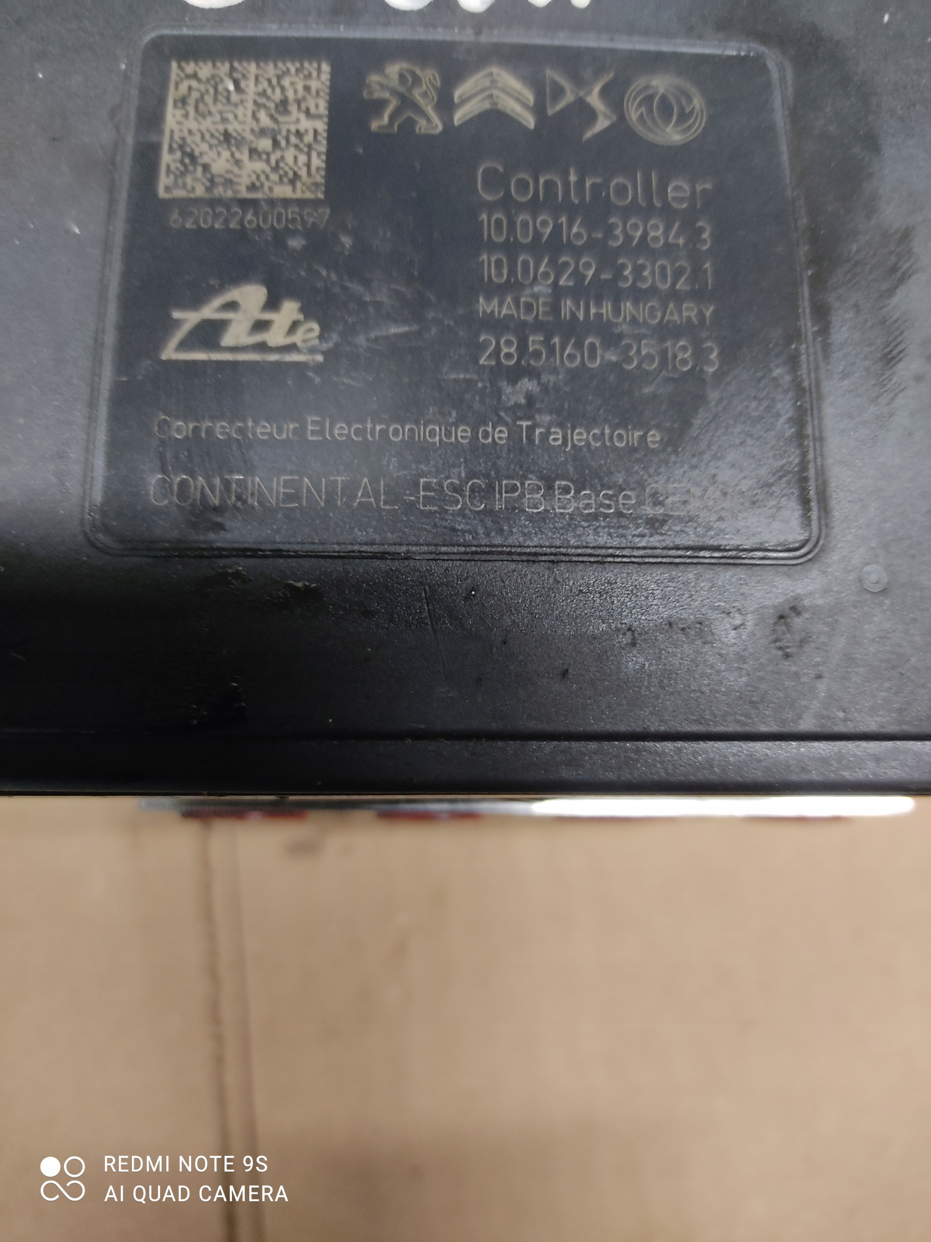 Pompe ABS OEM 9836178080 pour Opel Corsa F image 3