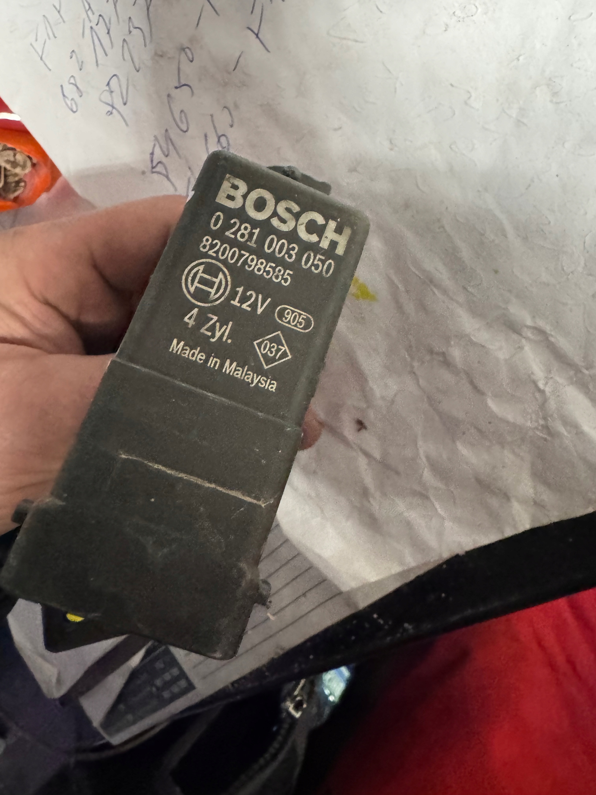 Relais bougies Renault OE OEM 8200798585 image 4