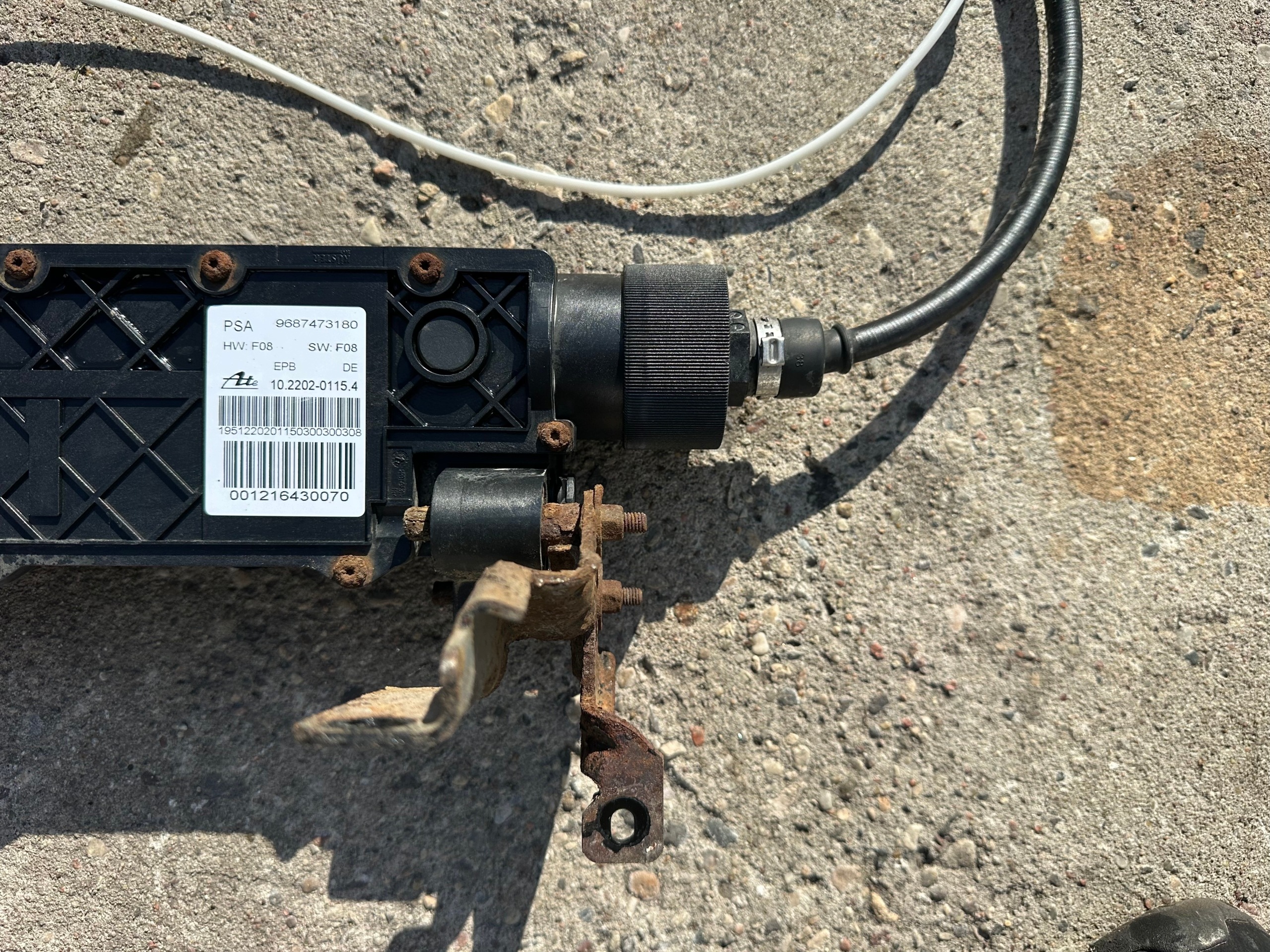 Mécanisme de frein à main OEM 9687473180 Citroen C5 image 6