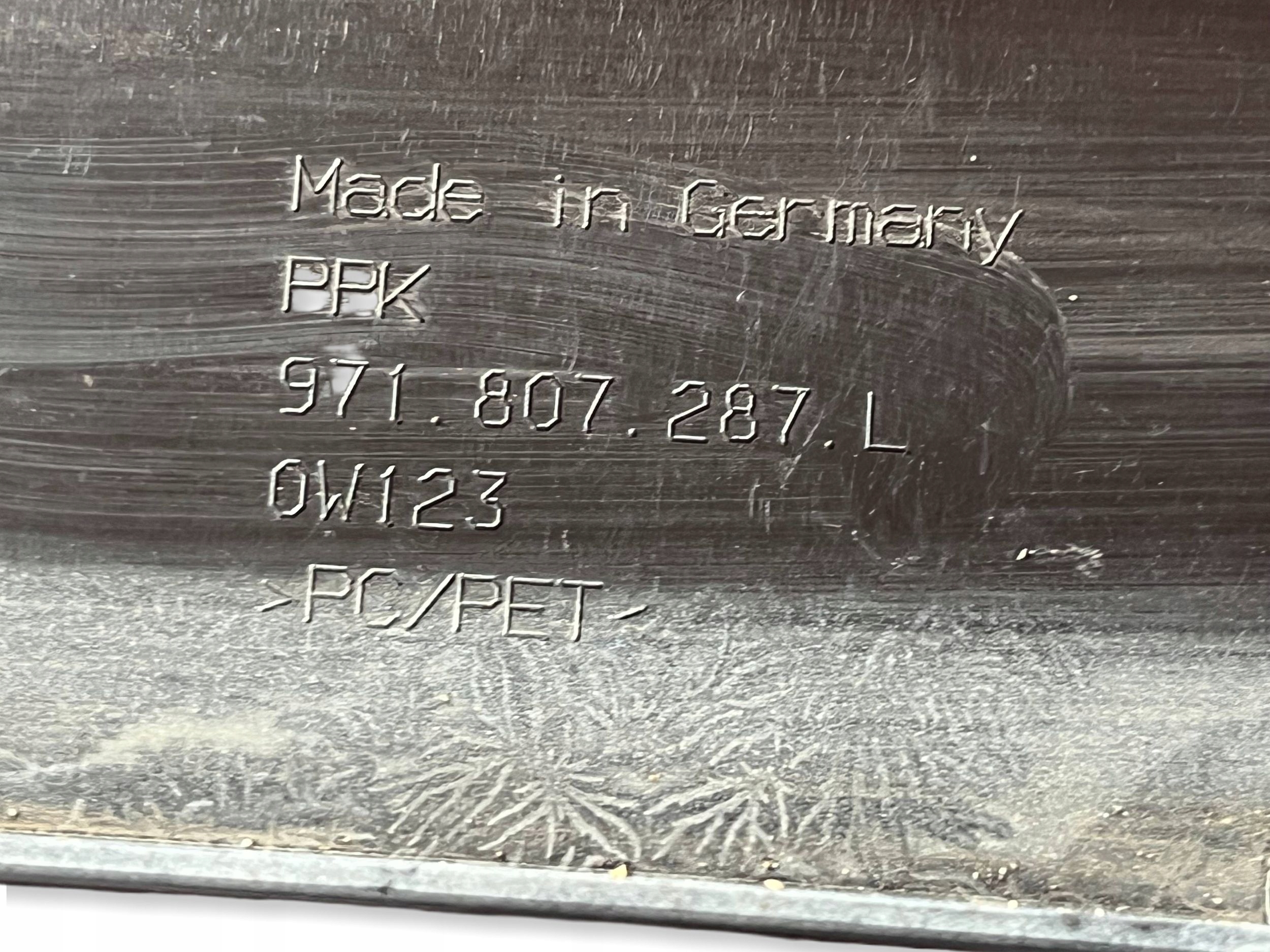 Plaque avant Porsche Panamera (971) 971807287L image 6