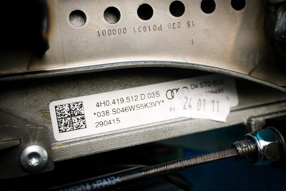 Columna Dirección Audi A8 4H 4H0419512D Usada image 6