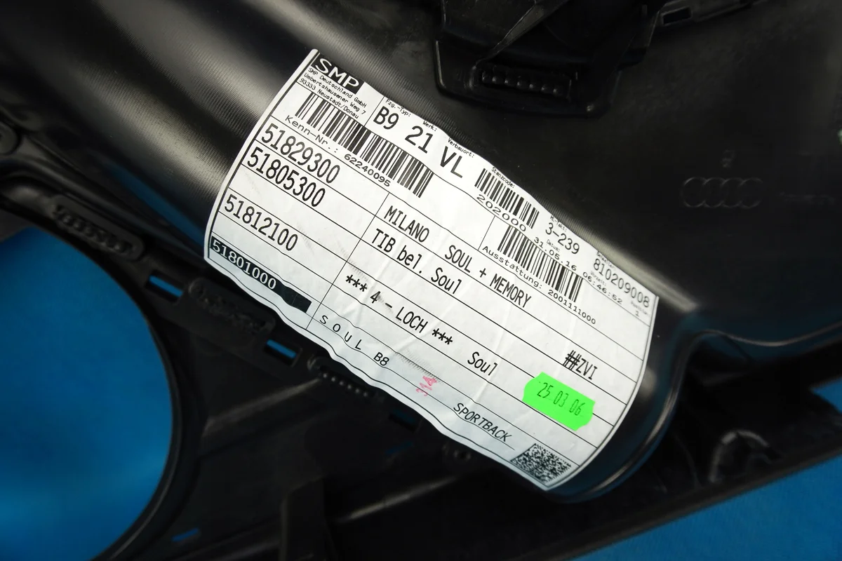 Höger dörrpanel Audi A5 8T Sportback läder image 10
