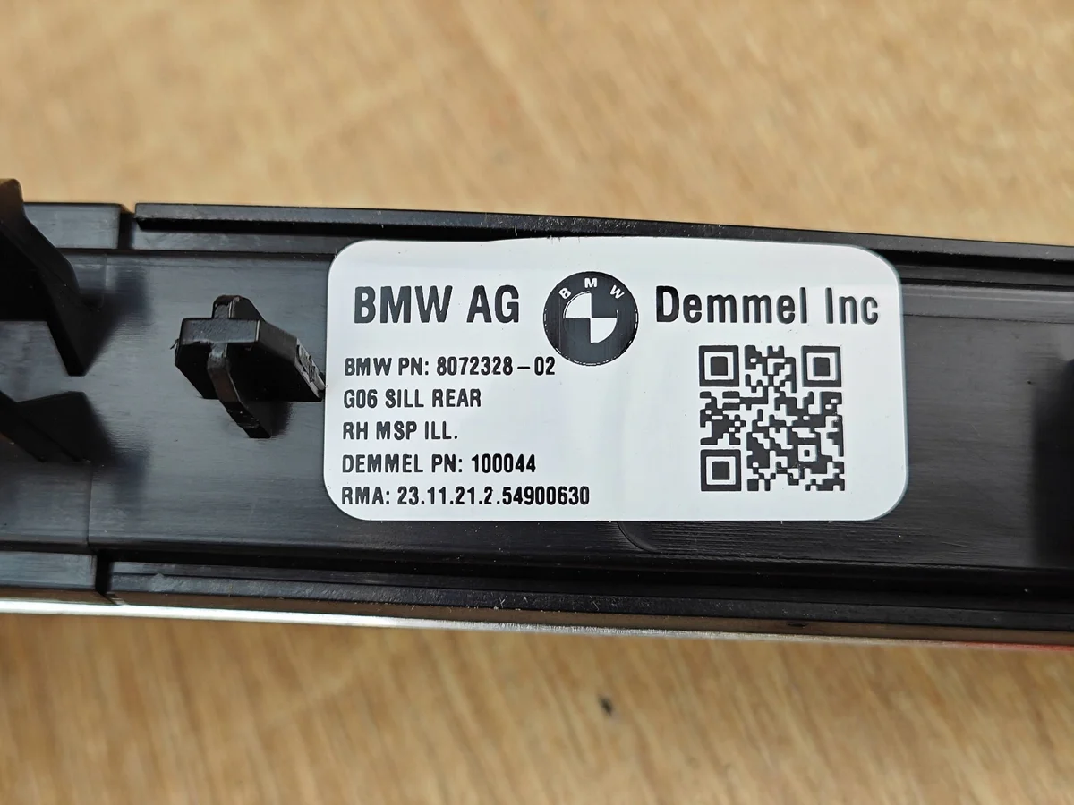 Schwellerleiste BMW X6 G06 LCI M-Paket rechts hinten image 5