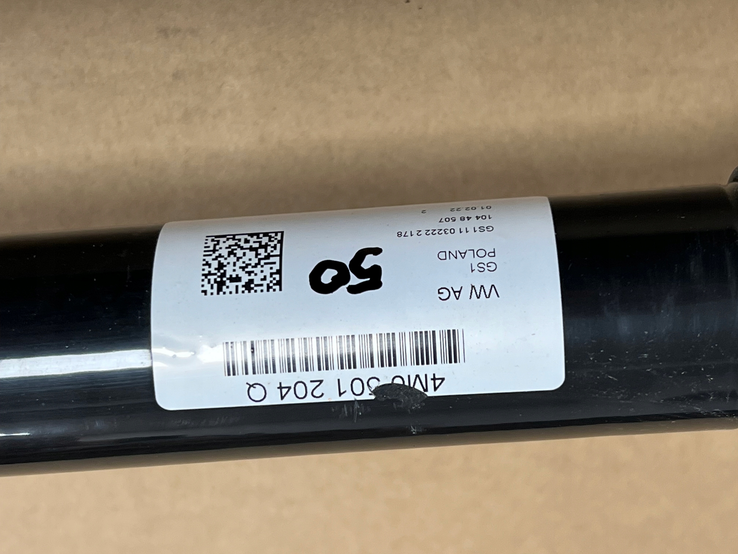 Audi RSQ8 4M Rear Axle Shaft 4M0501204Q