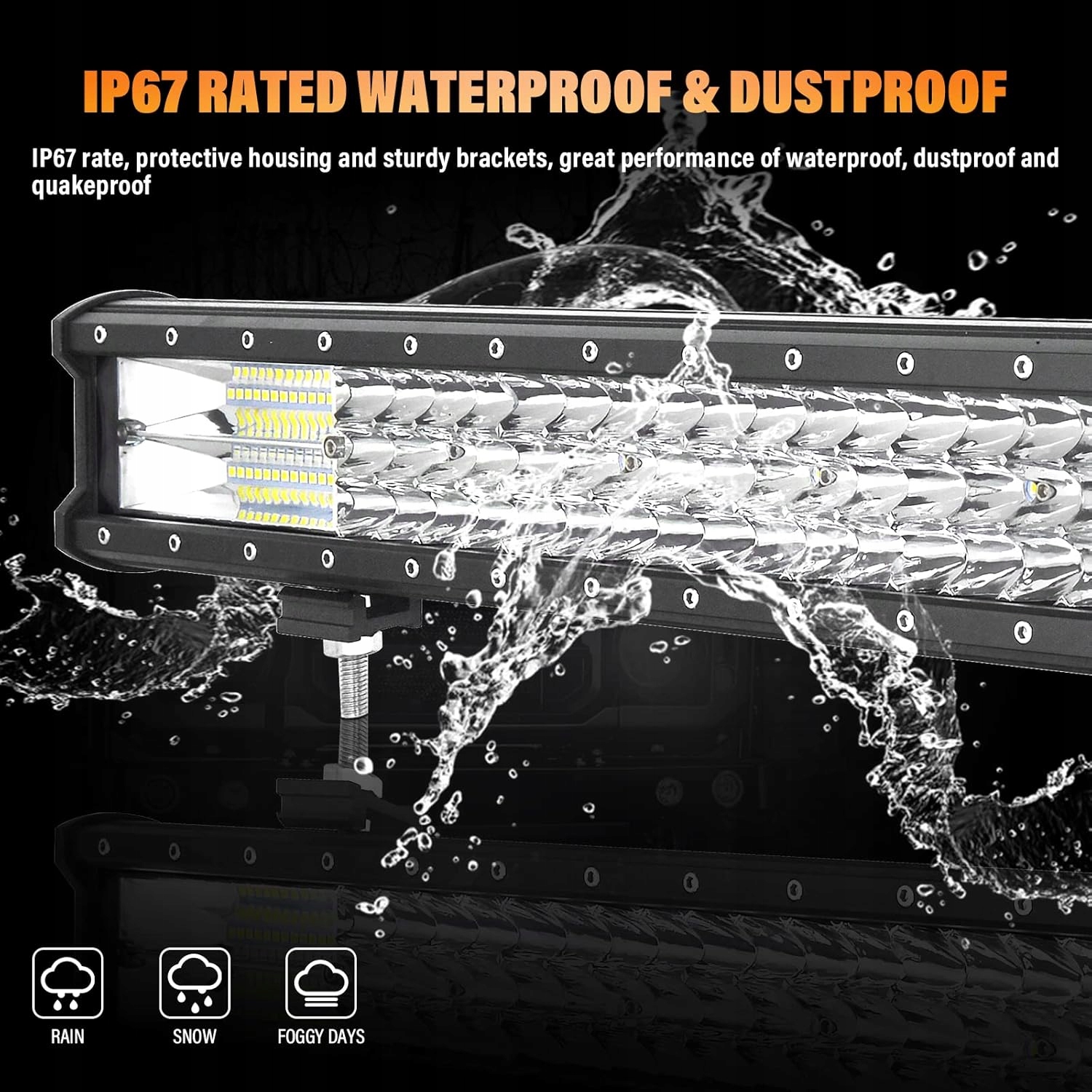 Skyworld 23" 59 cm 324 W LED Light Bar OEM 027D324C image 4