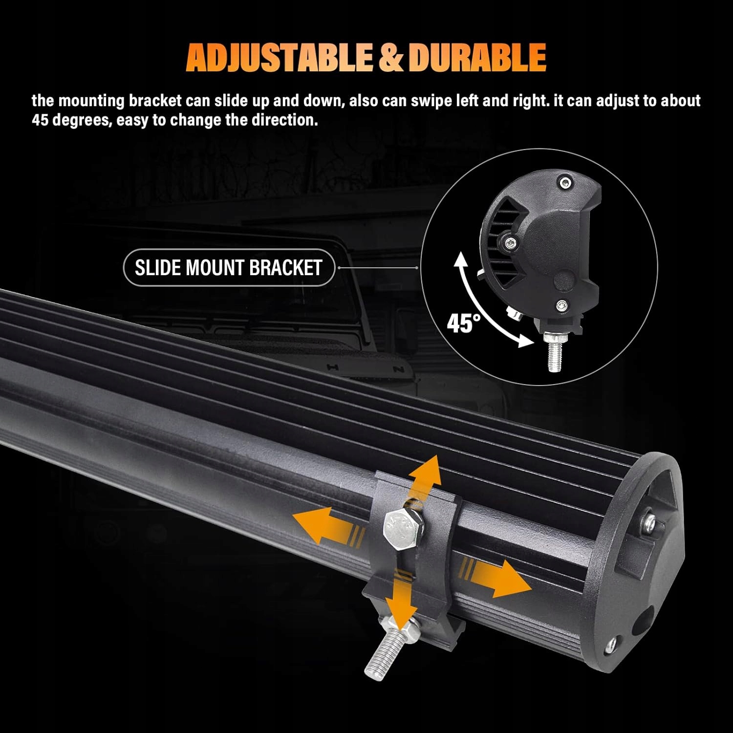 Skyworld 23" 59 cm 324 W LED Light Bar OEM 027D324C image 8