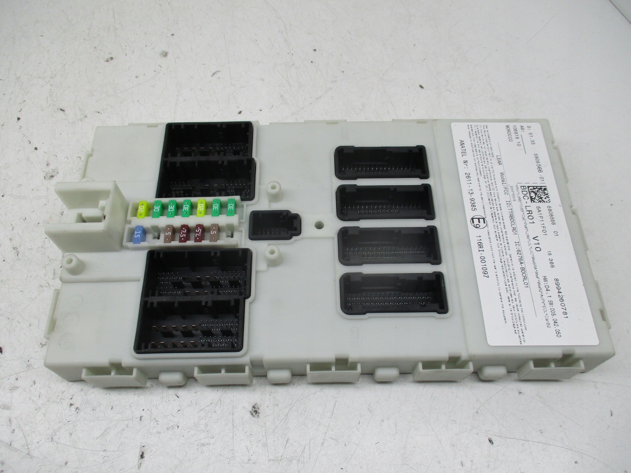 bmw i3 i01 F15 F45 F48 mukavuusohjainmoduuli BDC 6808566
