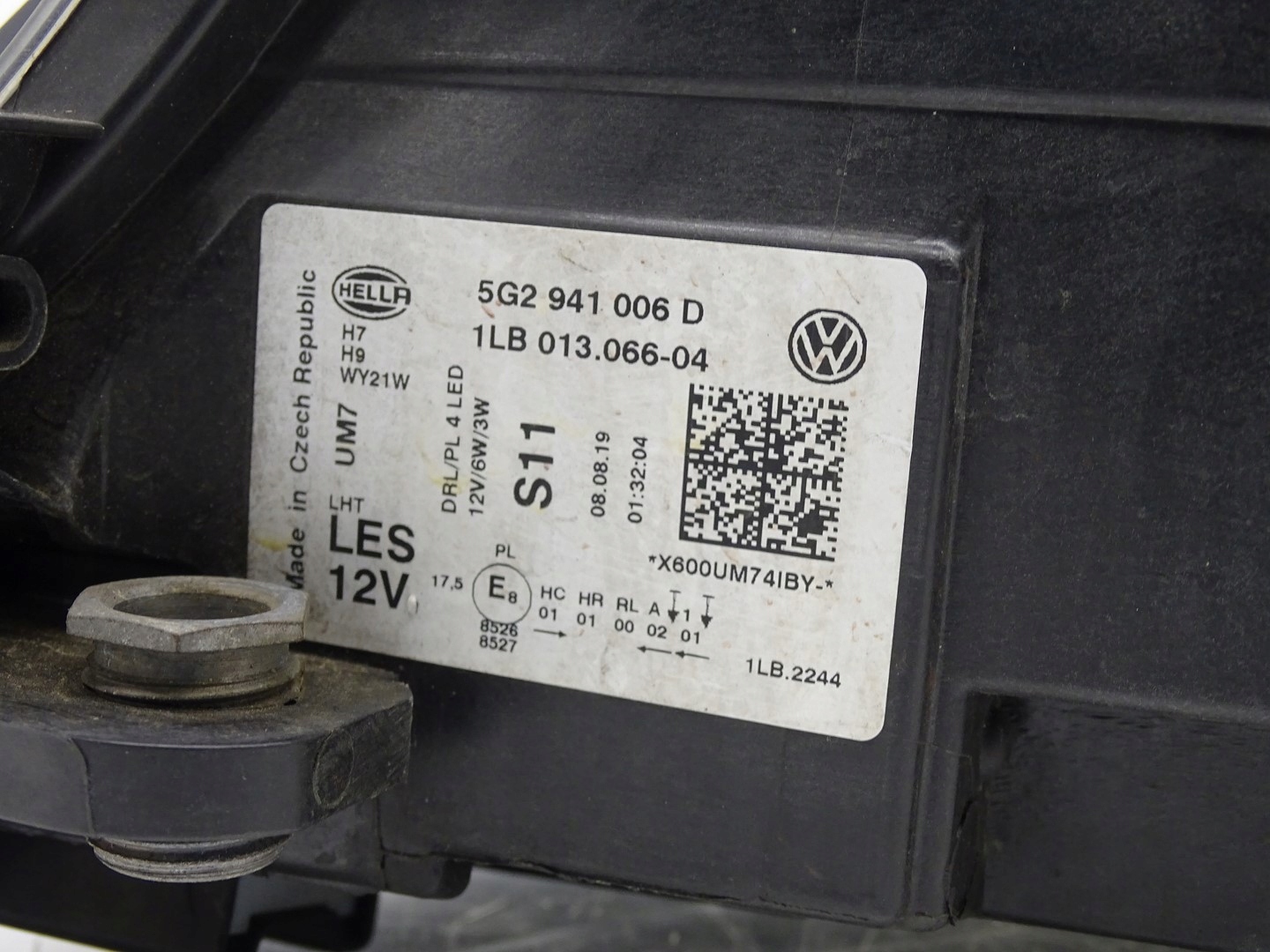 LAMPE SCHEINWERFER RECHTS VORN VW GOLF VII LIFT 5G2941006D image 8