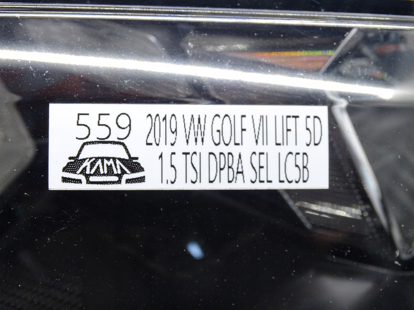LAMPE SCHEINWERFER RECHTS VORN VW GOLF VII LIFT 5G2941006D image 9