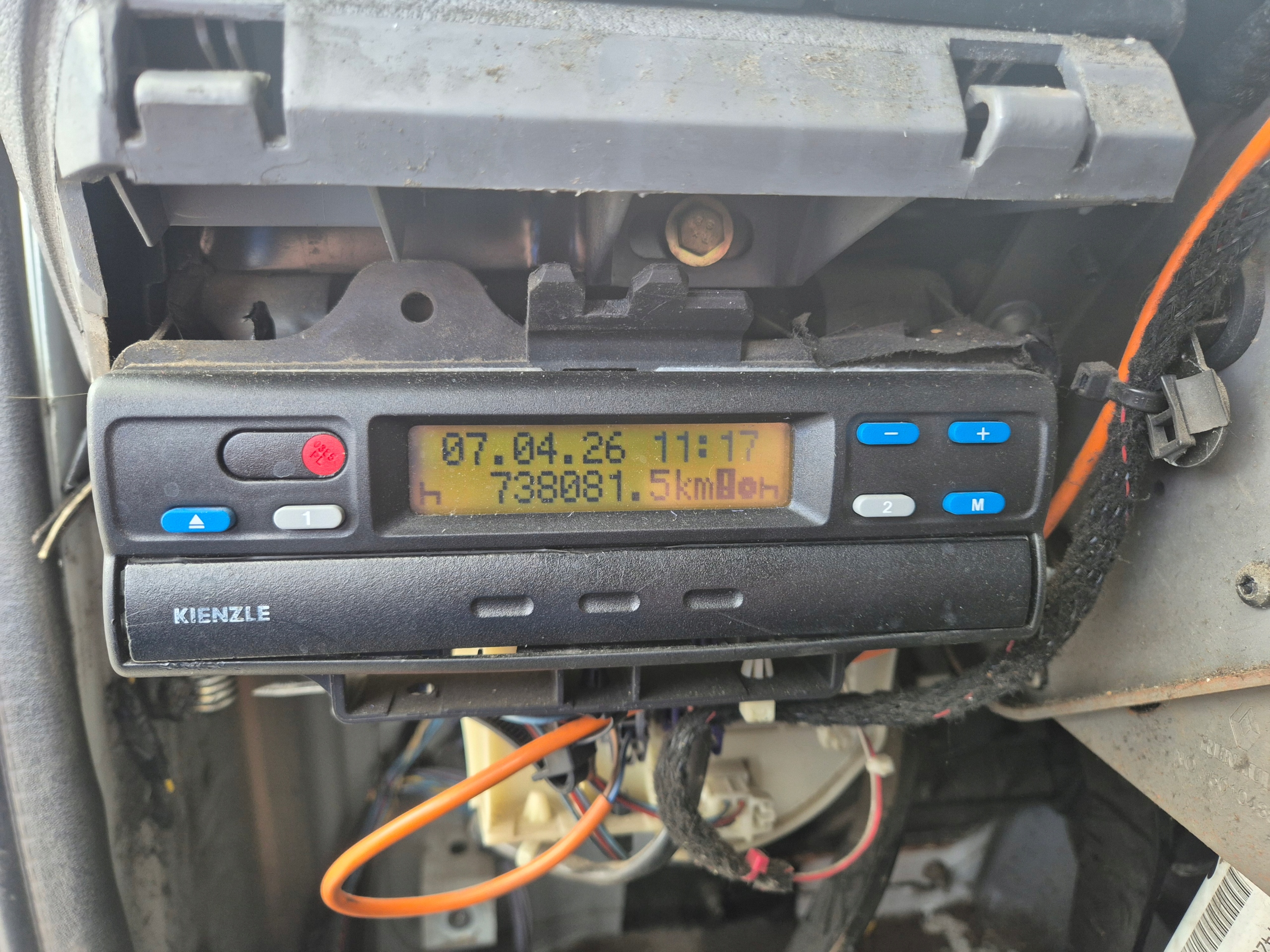 Tahografi levyille DAF XF 95, 85 CF, 45 55 LF, MAN TGA TGL TGM