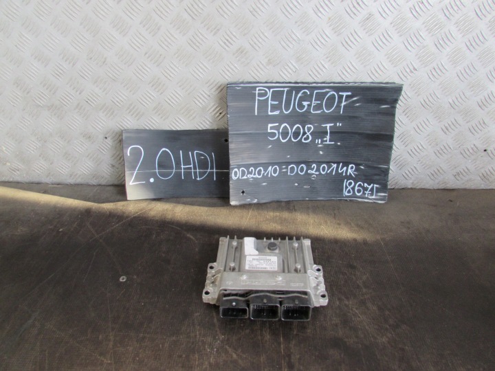 Engine Computer 2.0 HDI Peugeot 5008 I 10-14r 966655690
