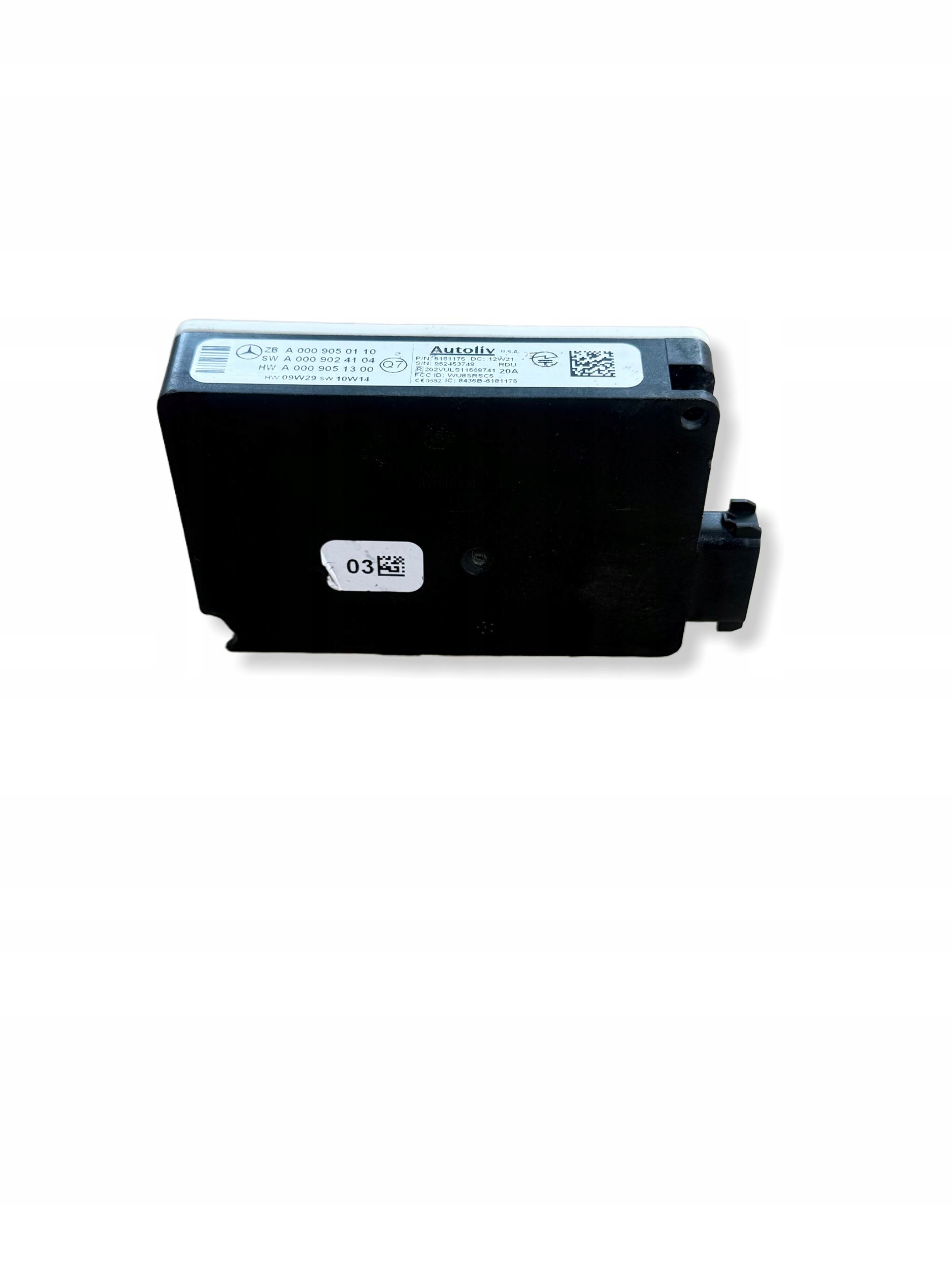 MERCEDES W218 W212 W204 W166 W221 TUTKA ANTURI MODUULI A0009050110