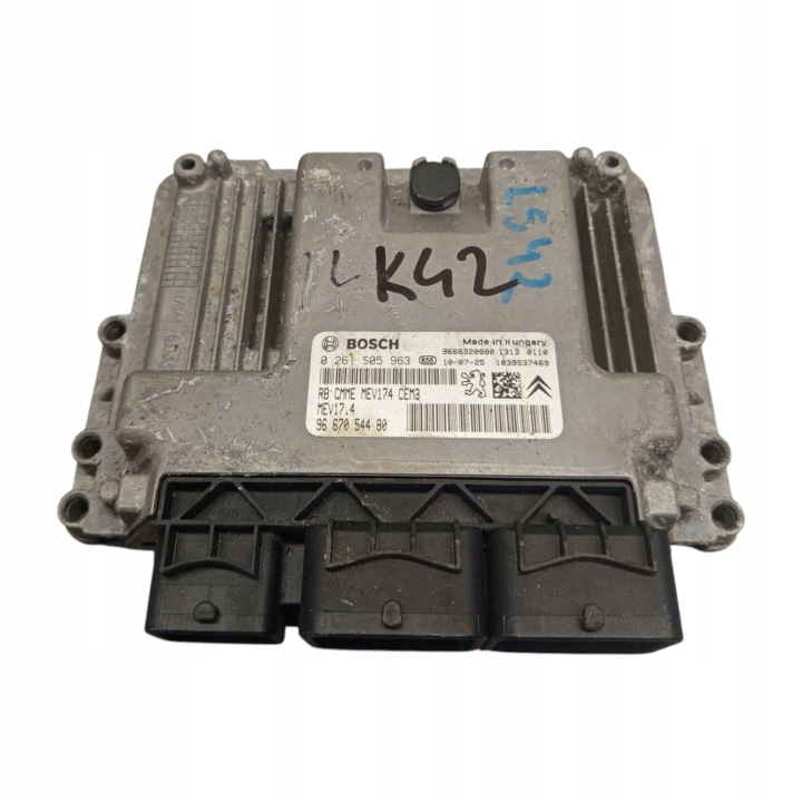 ECU Computer Peugeot 207 308 Citroen C3 C4 1.4 1.6 9666320880